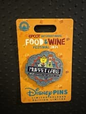 Epcot Food & Wine Festival 2024 Muppet Labs Beaker & Dr. Bunsen Honeydew Limited Release Pin