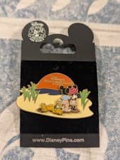 Disney 2007 Hilton Head Island Resort Pin Mickey Minnie Pluto