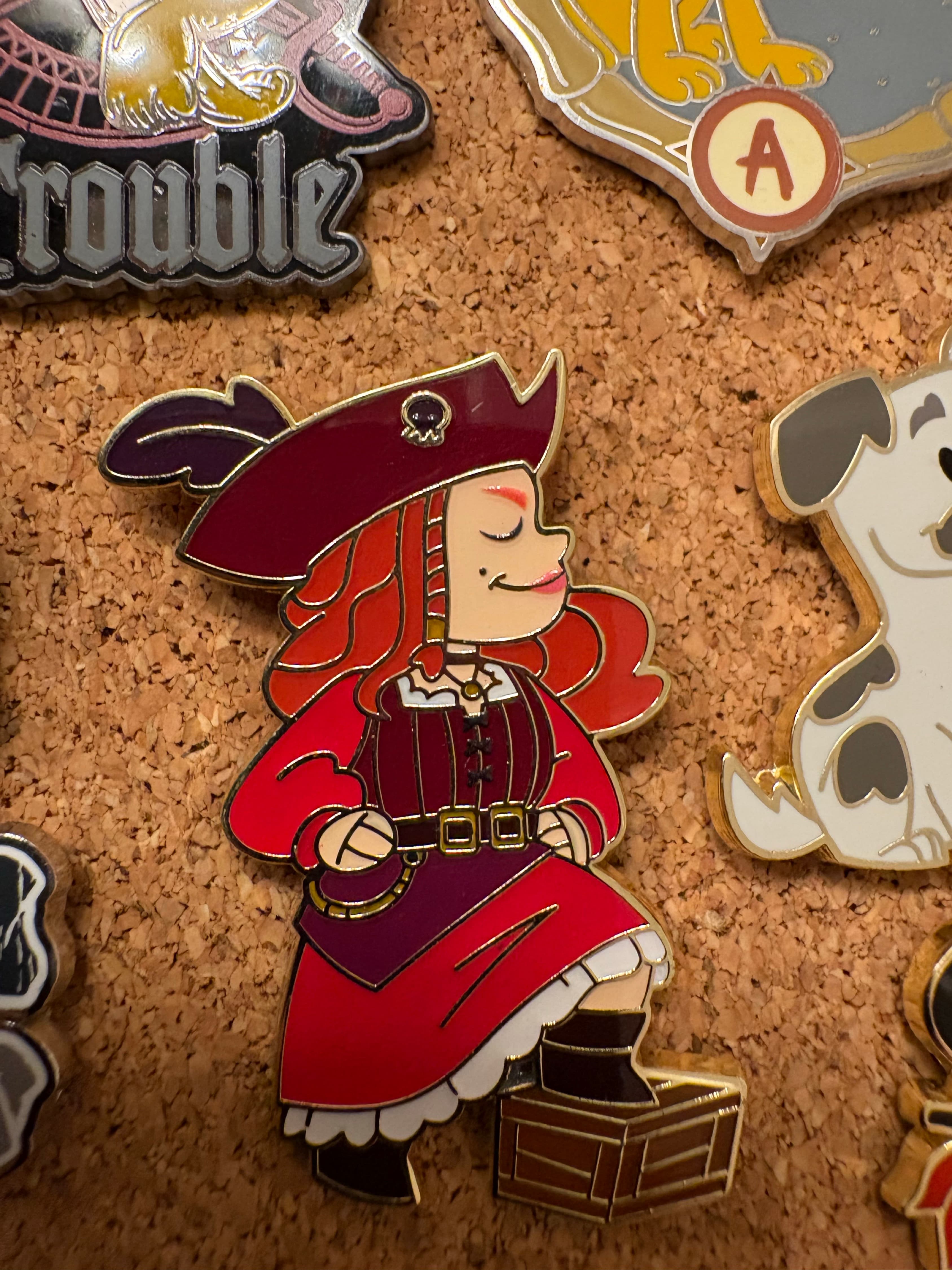 Red Haired Lady - Pirates of the Caribbean - Legend of the Golden Pins