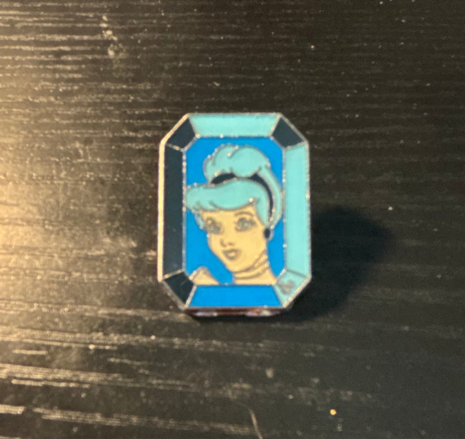 Cinderella Jeweled Shield Pin