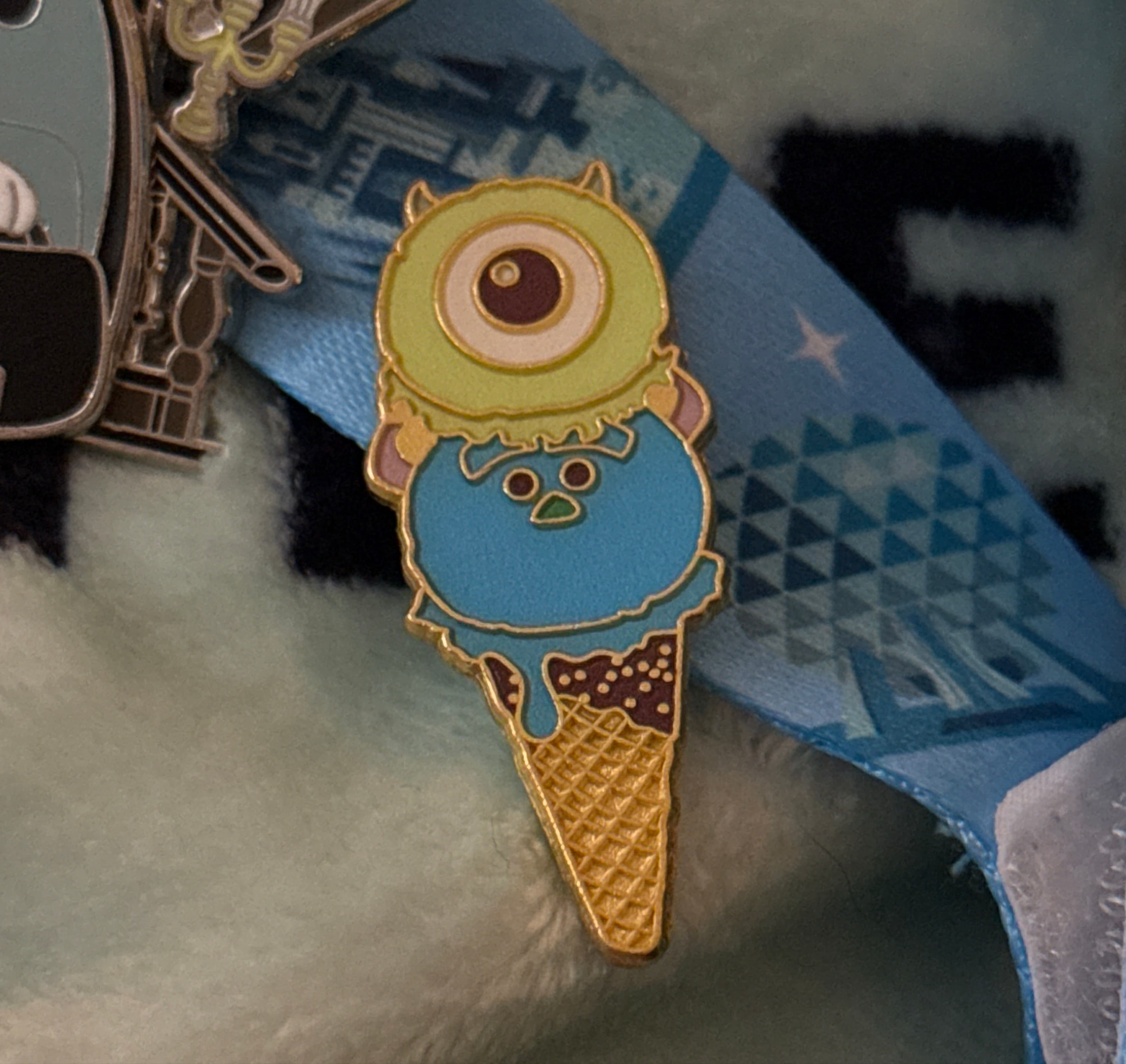 Mike & Sulley Ice Cream Cone - Monsters, Inc. - WDW Hidden Disney 2024: Wave 1