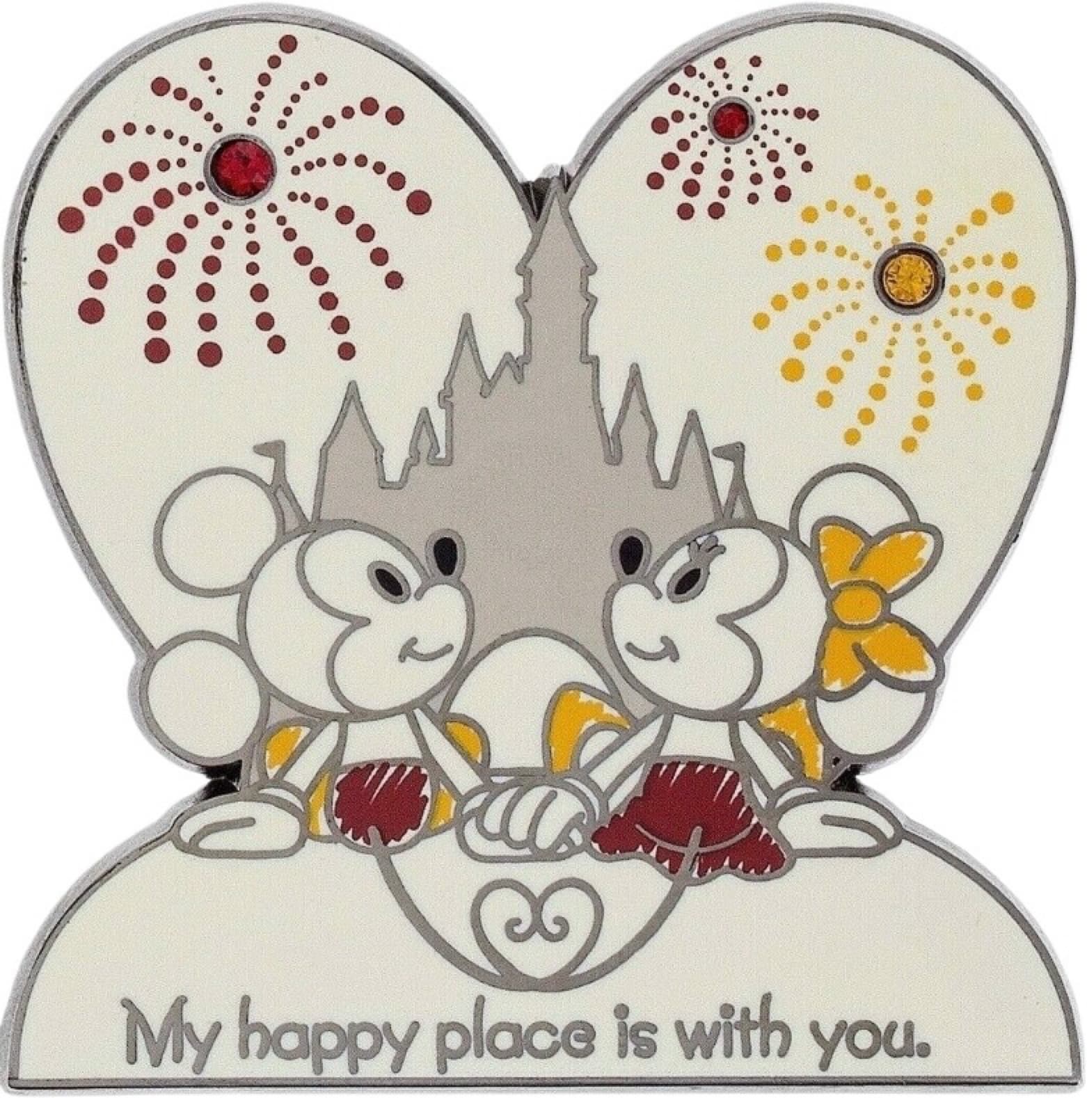 Mickey and Minnie Heart My Happy Place is With You
