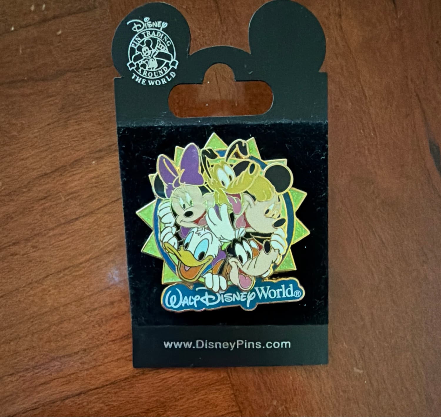 Mickey & Friends Fab 5 Walt Disney World Sunburst Pin