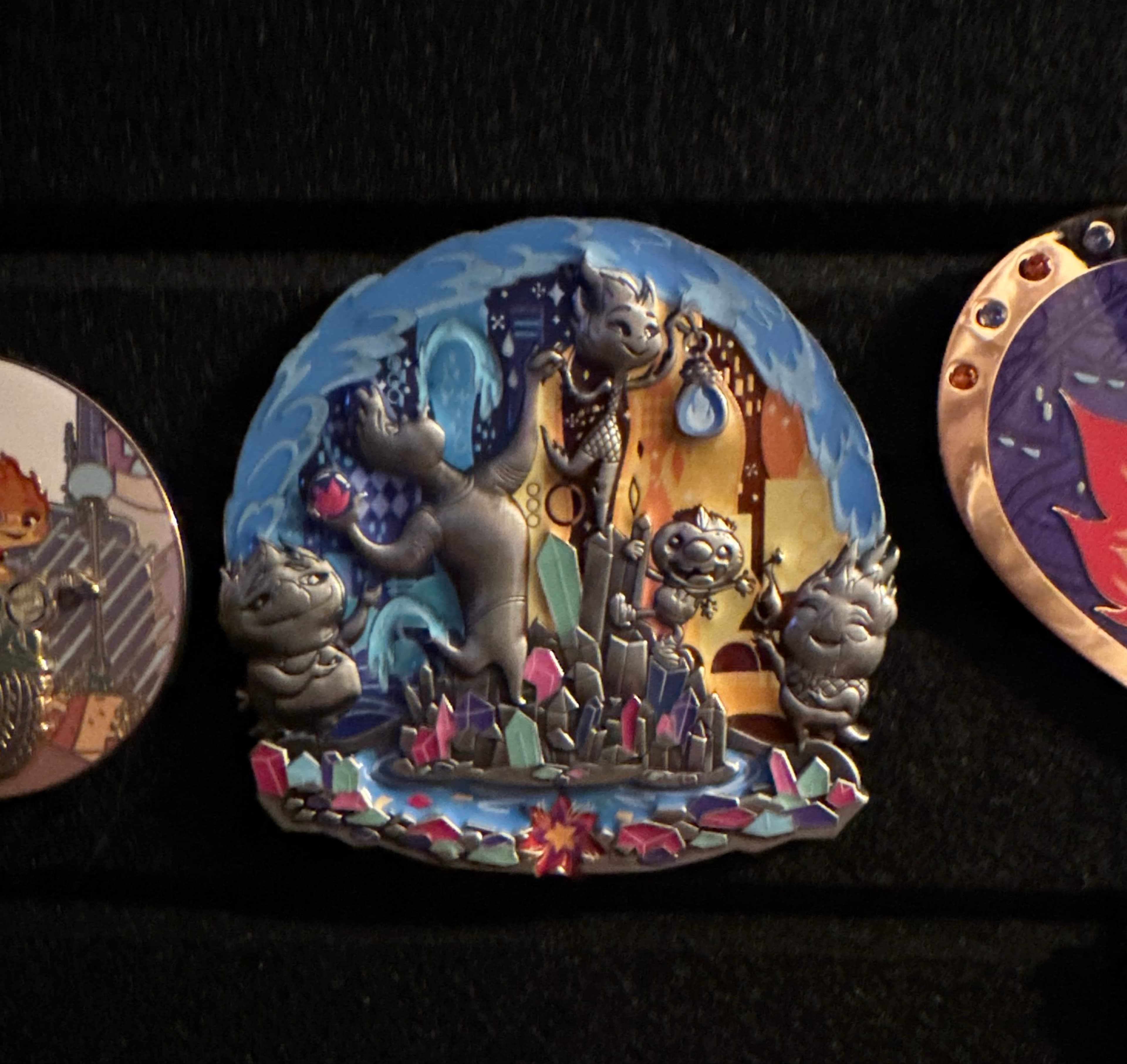 Disney DEC Elemental Ember Wade Water Fountain Pin