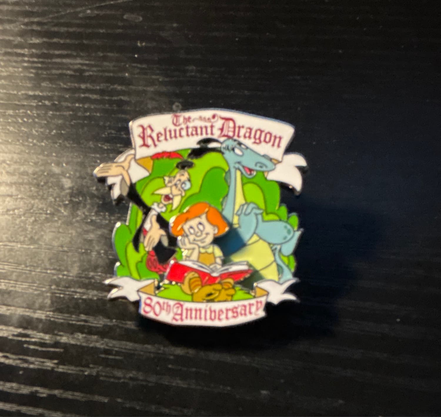 The Reluctant Dragon 80th Anniversary Pin