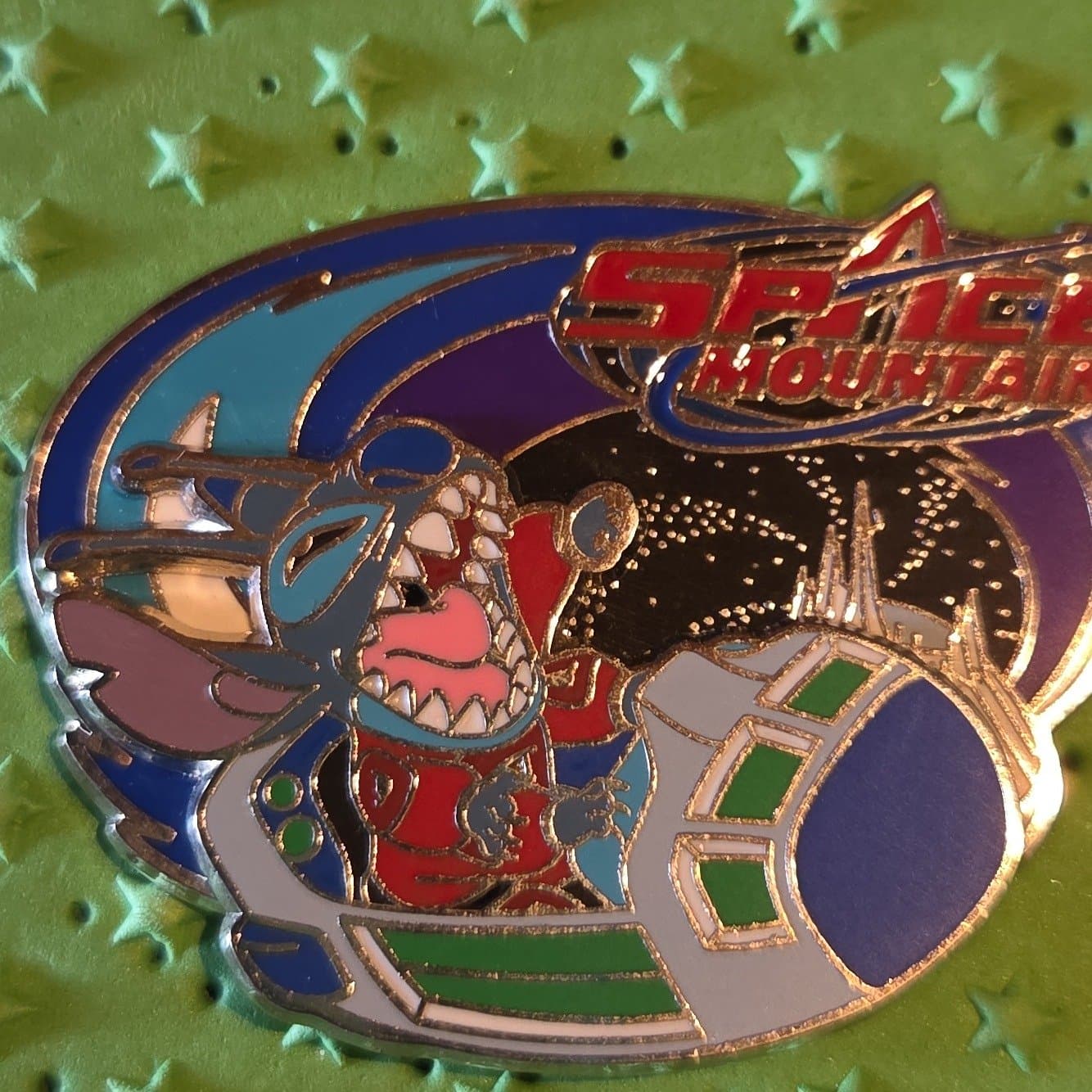 Stitch on Space Mountain