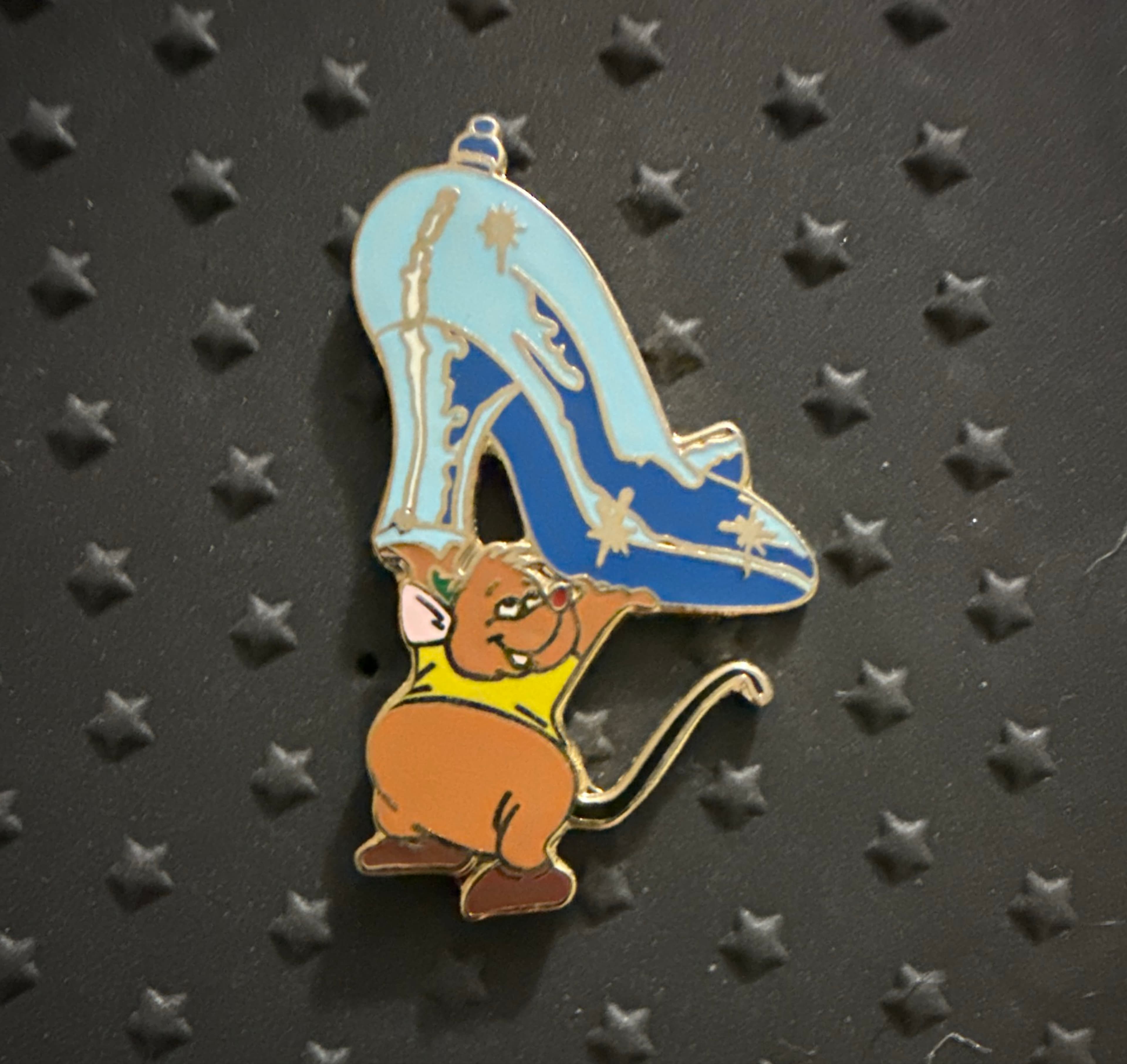 Set #1 - Gus Holding Up the Glass Slipper