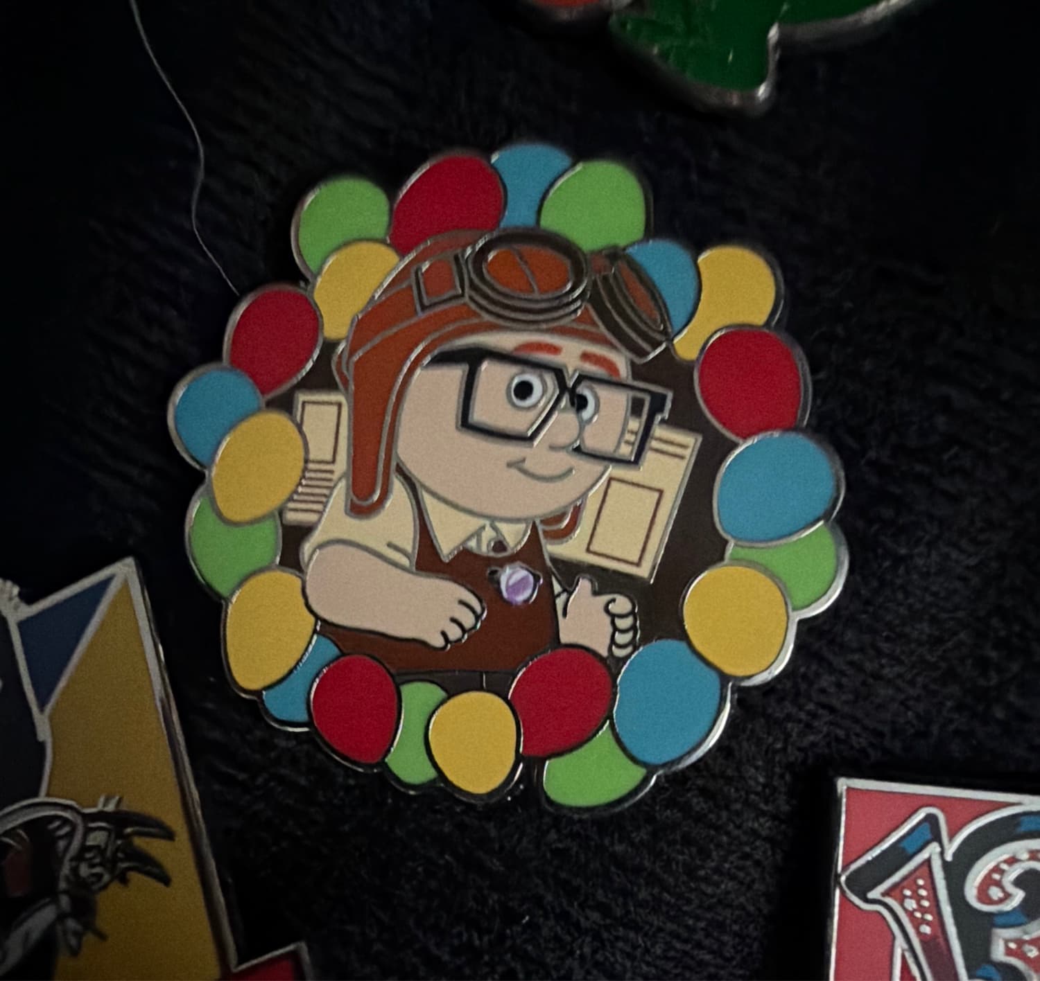D23 Exclusive Young Carl with Spirit of Adventure Balloon Disney Pin