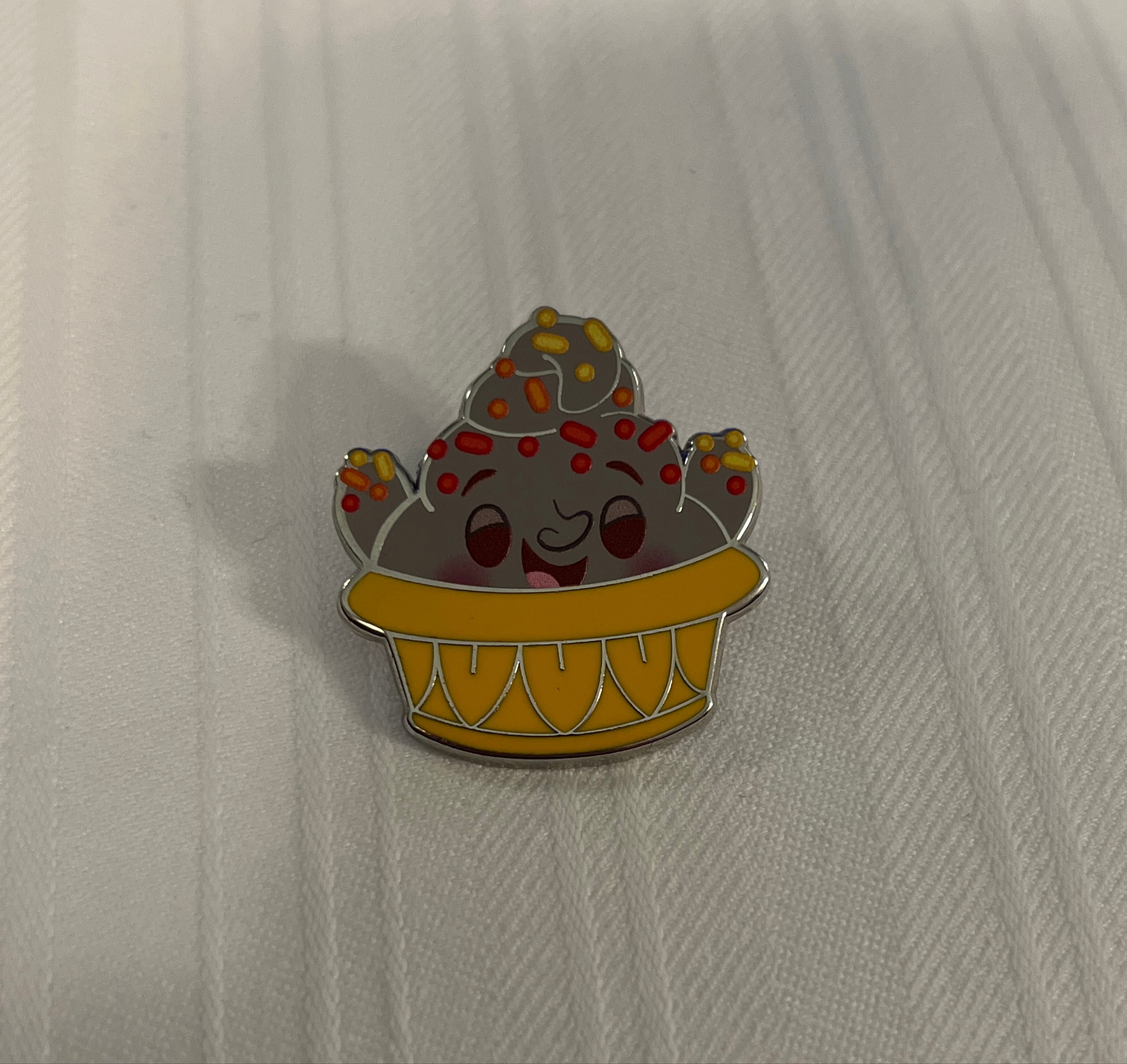 Lumiere Grey Stuff Munchling Pin front