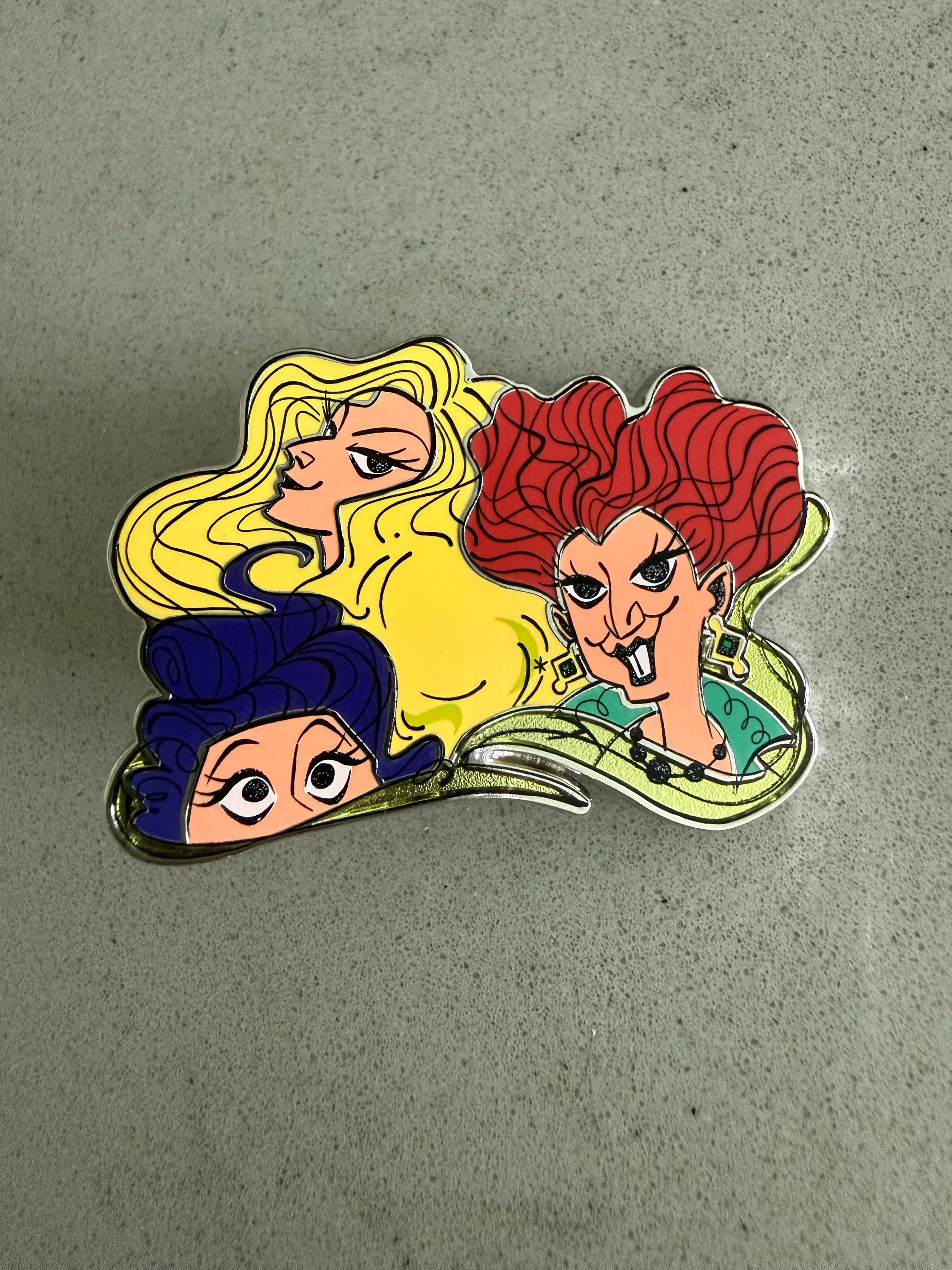 Sanderson Sisters Trio - Hocus Pocus Villain Spelltacular Mystery Pin Collection