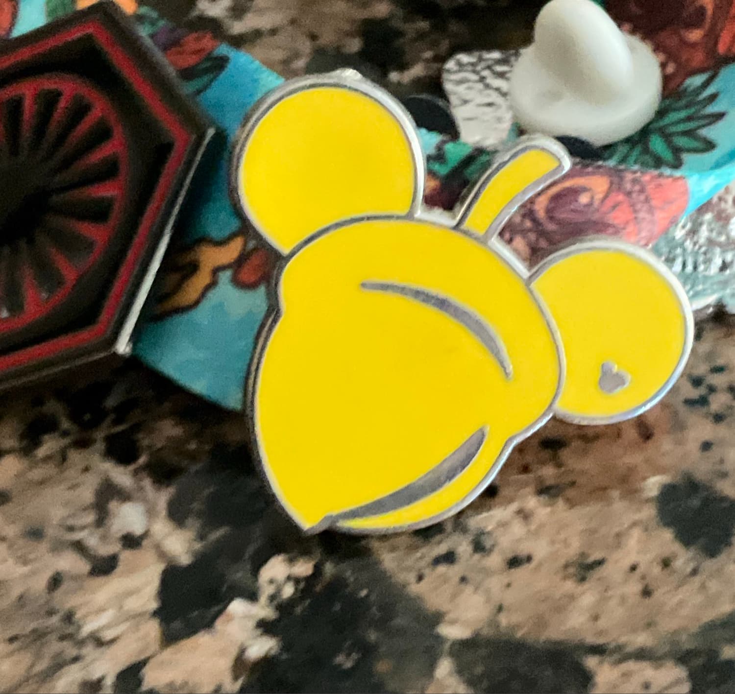 Hidden Mickey Collection - Mickey Icon - Yellow