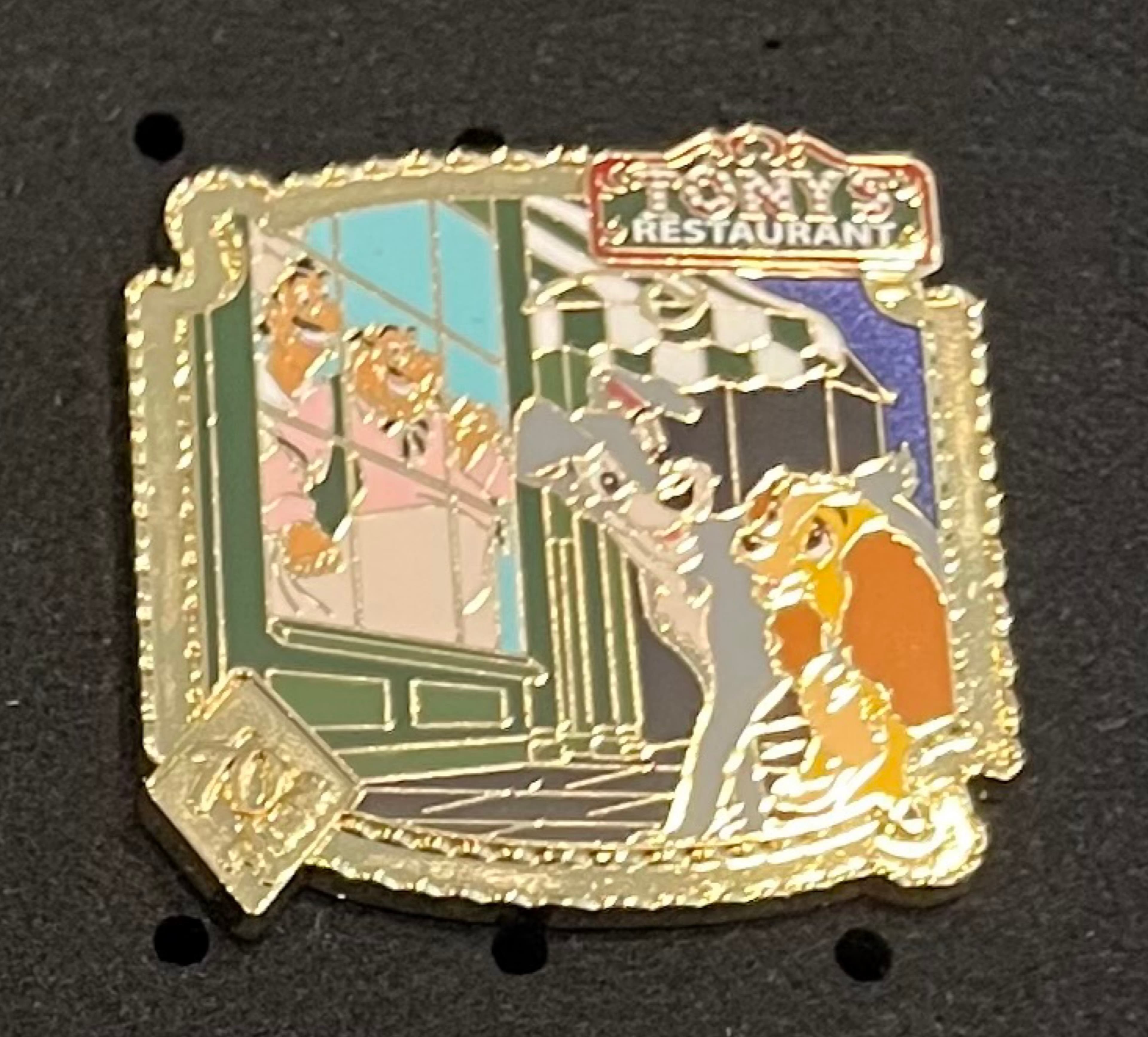 Lady and Tramp at Tony's Restaurant - Lady and the Tramp 70th Anniversary