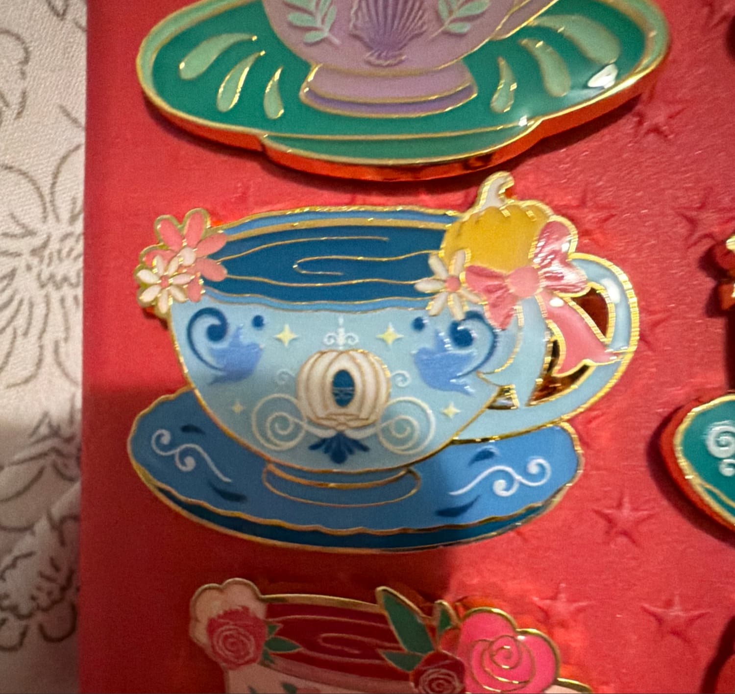 Loungefly Disney Princess Teacups Blind Box Enamel Pin