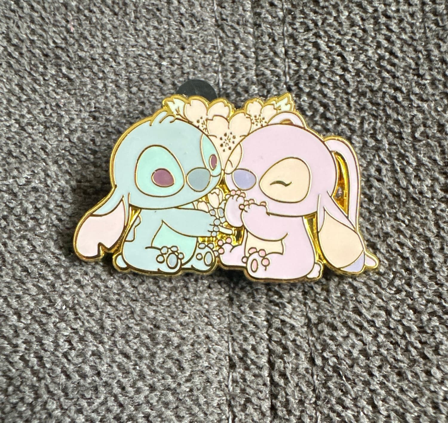 Loungefly Disney Stitch and Angel cherry blossom