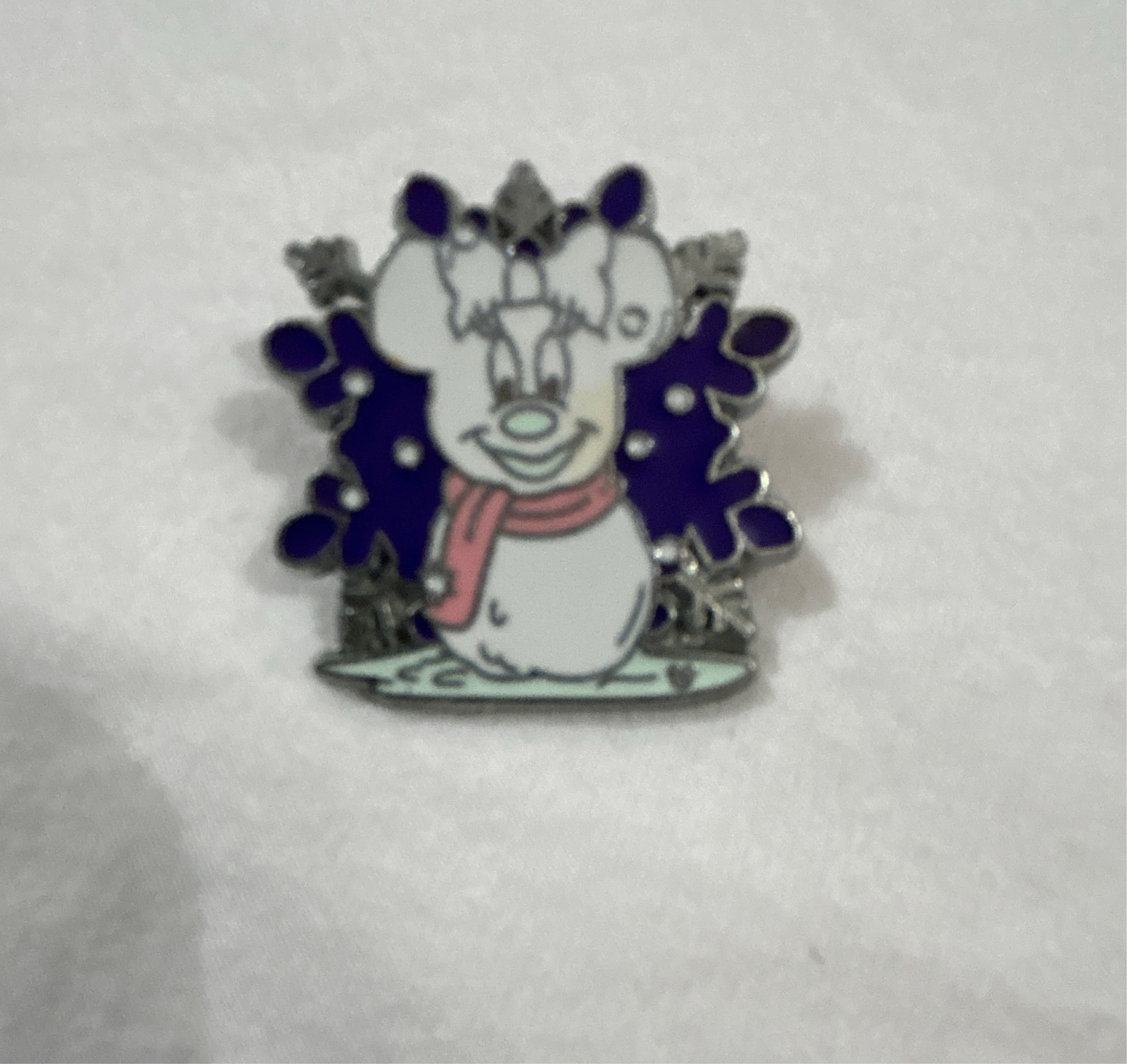 Minnie Mouse Snowman Snowflake - Hidden Mickey 2007 front