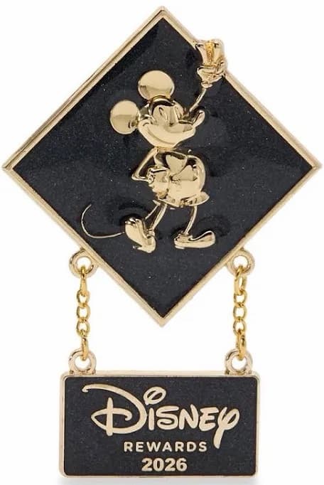 Mickey Mouse Dangler Pin – Disney Rewards 2026 – Disney® Visa® Cardmember Exclusive – Limited Release front