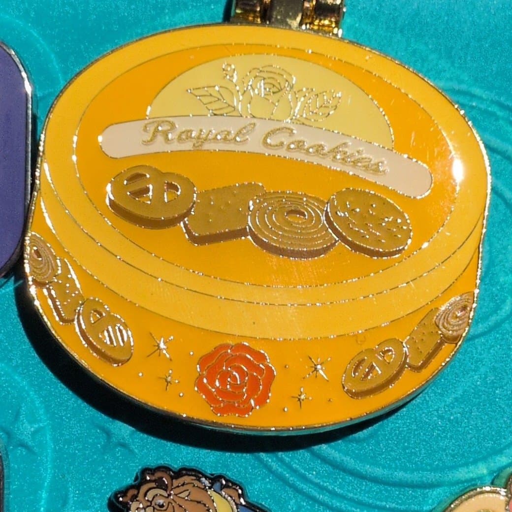 Loungefly Disney Princess Royal Cookies Hinged Blind Box Pin - Belle