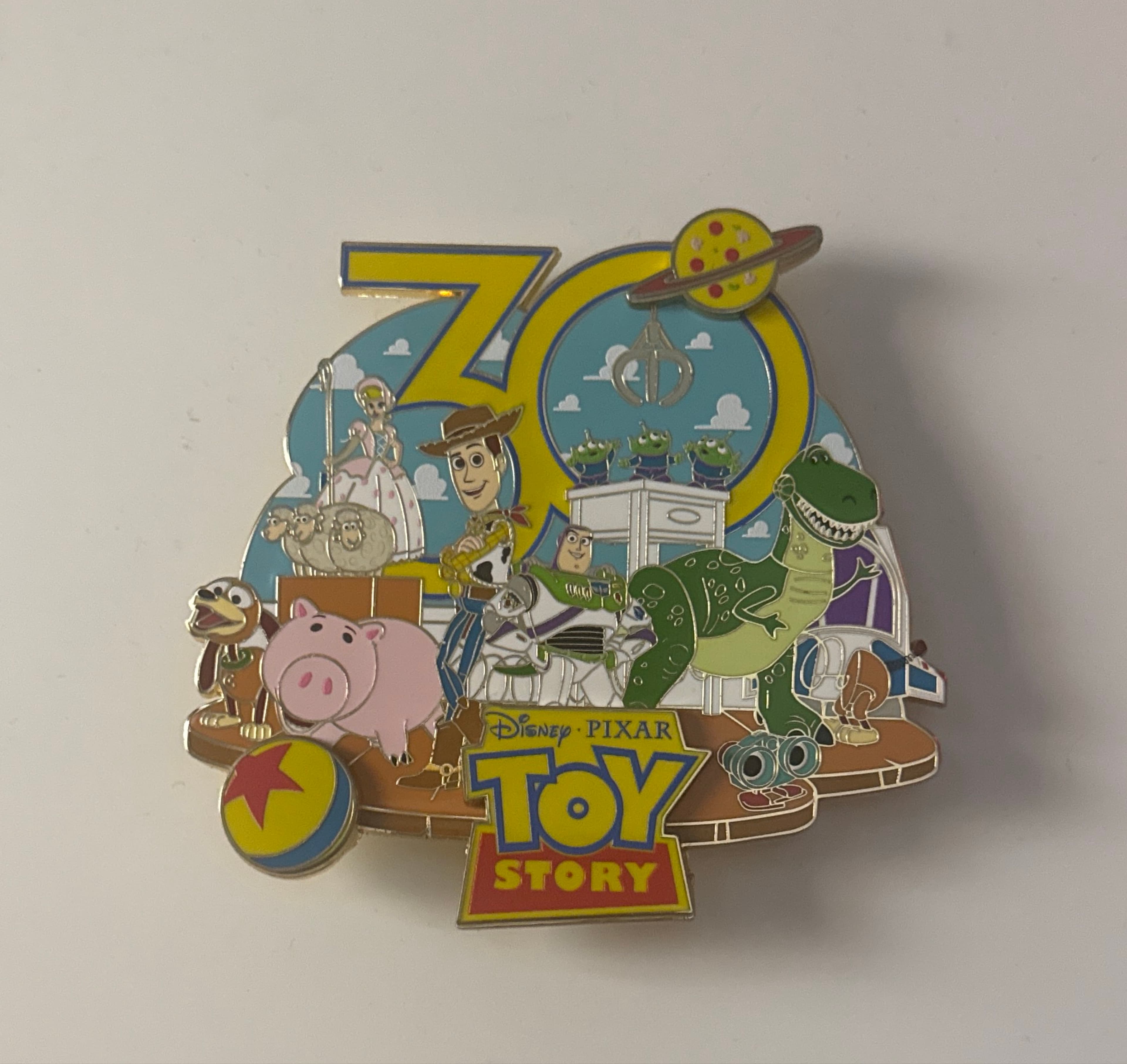 Toy Story 30th Anniversary Celebration Jumbo Pin