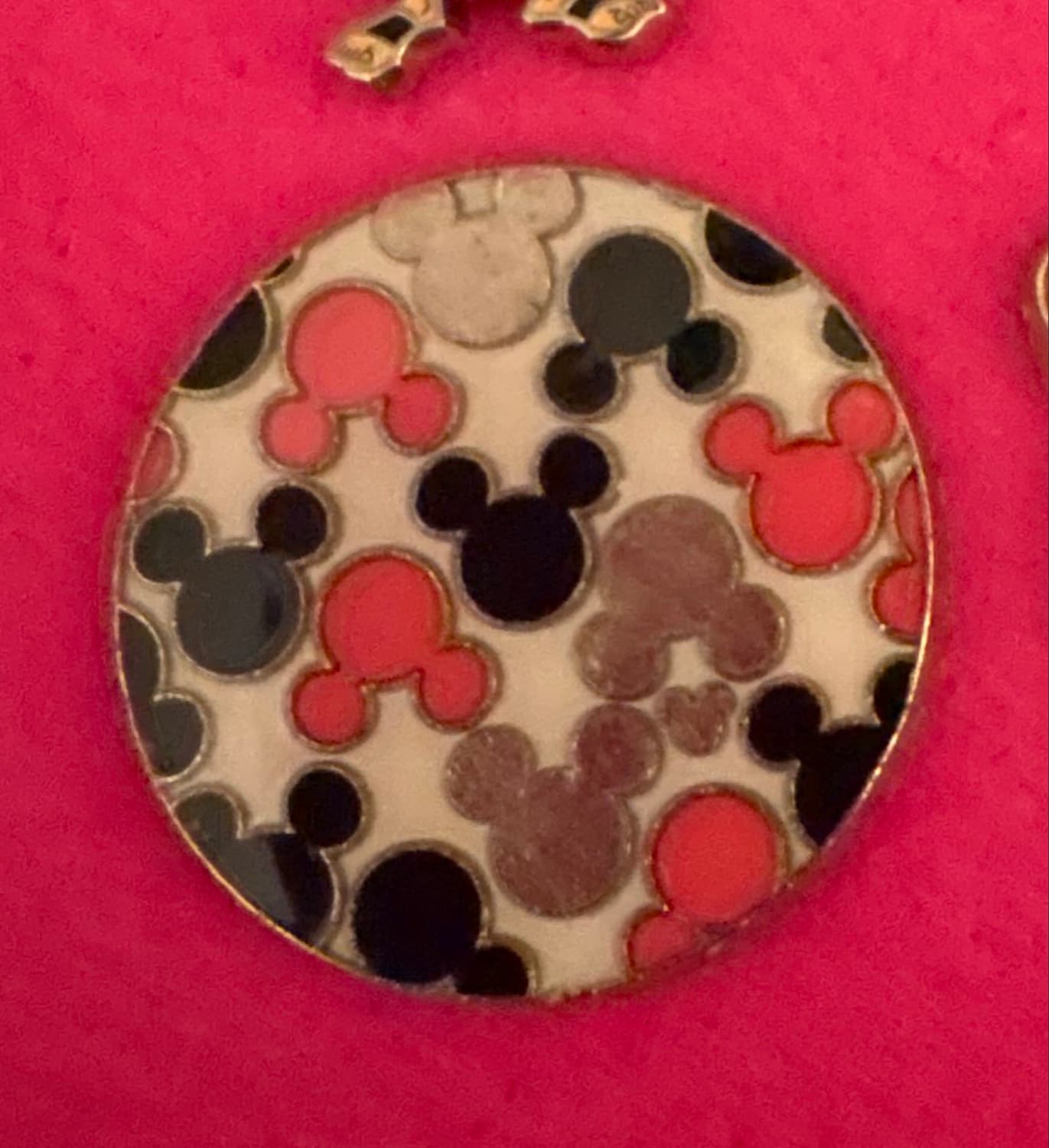 Mickey Mouse Heads Pattern Pin - Multi-Color