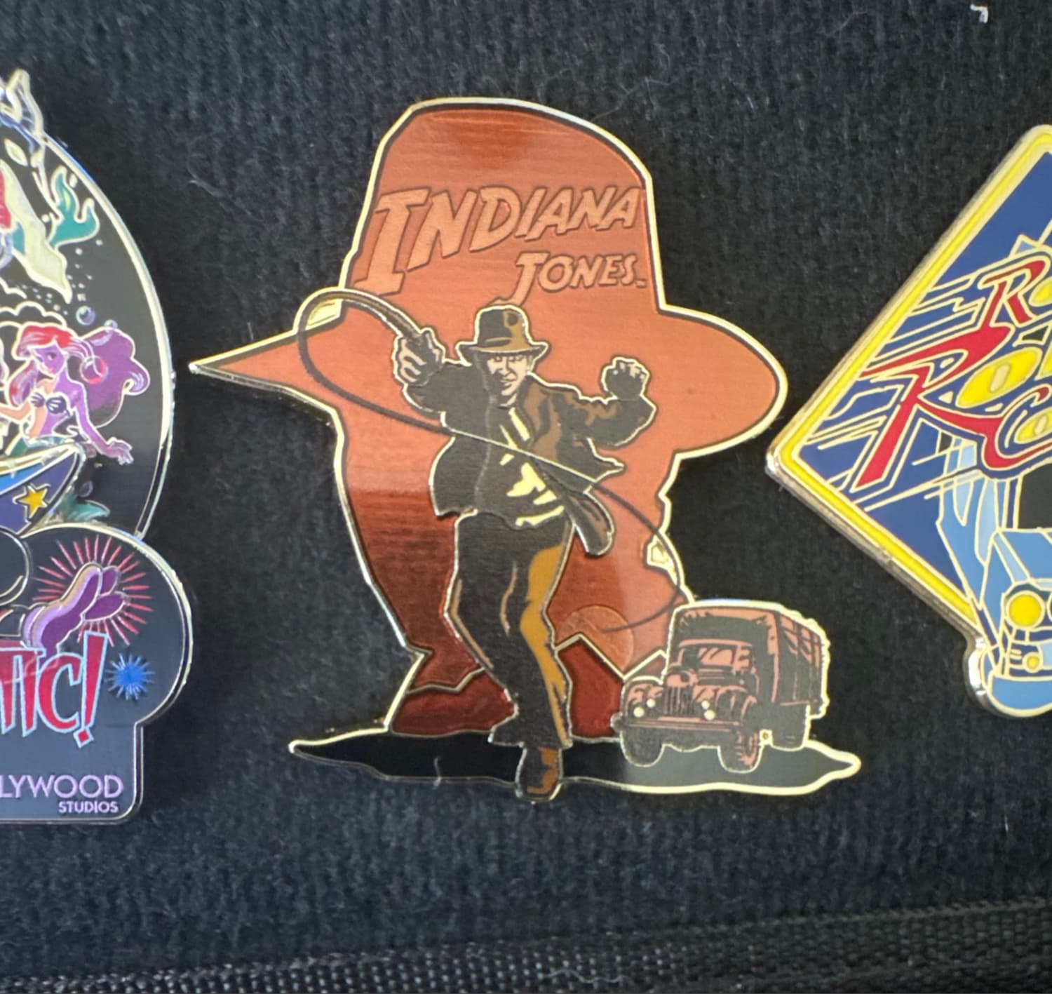 Indiana Jones with Whip and Jeep in Silhouette