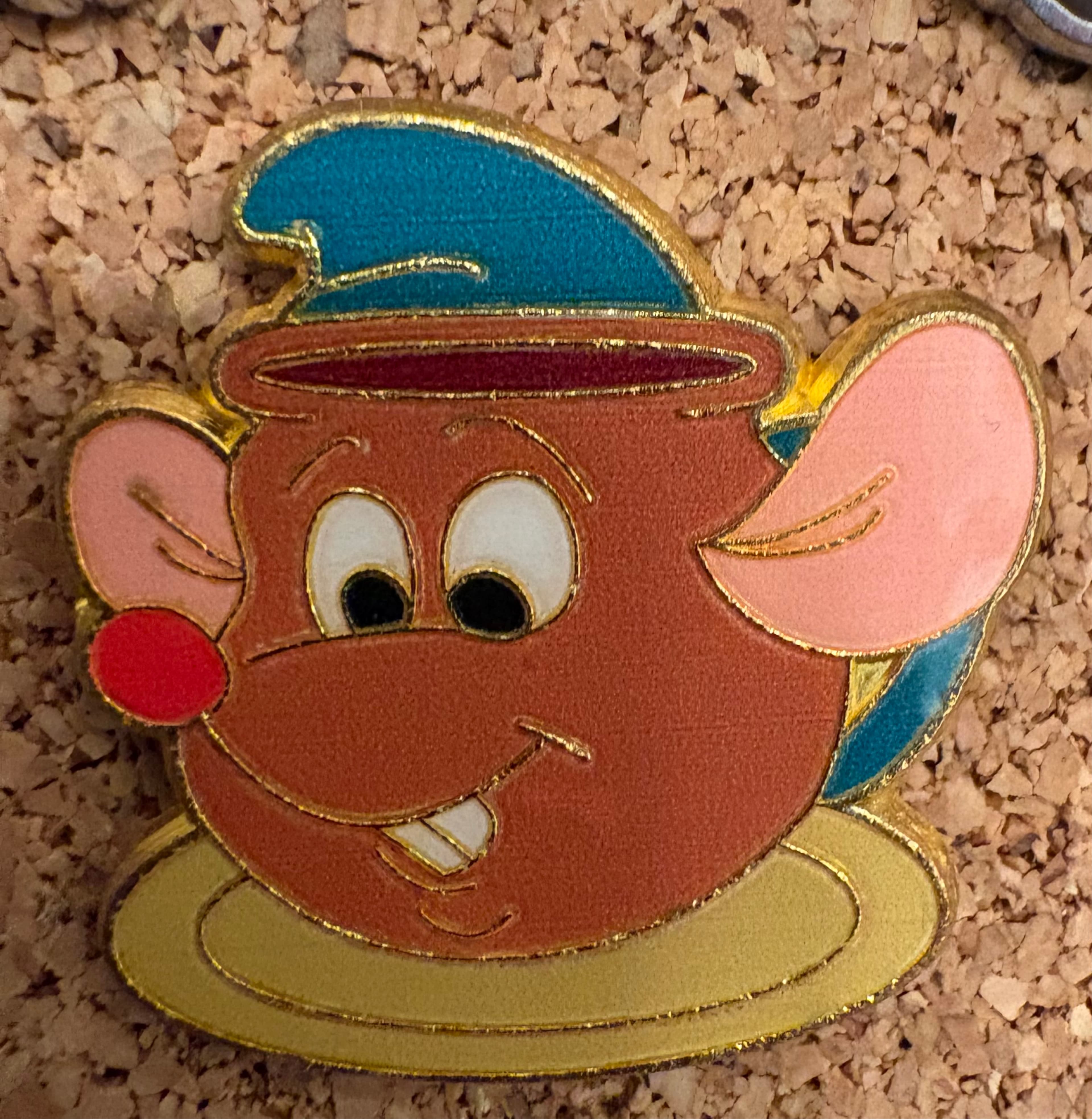 Cinderella Teapot & Gus Teacup Pin Set
