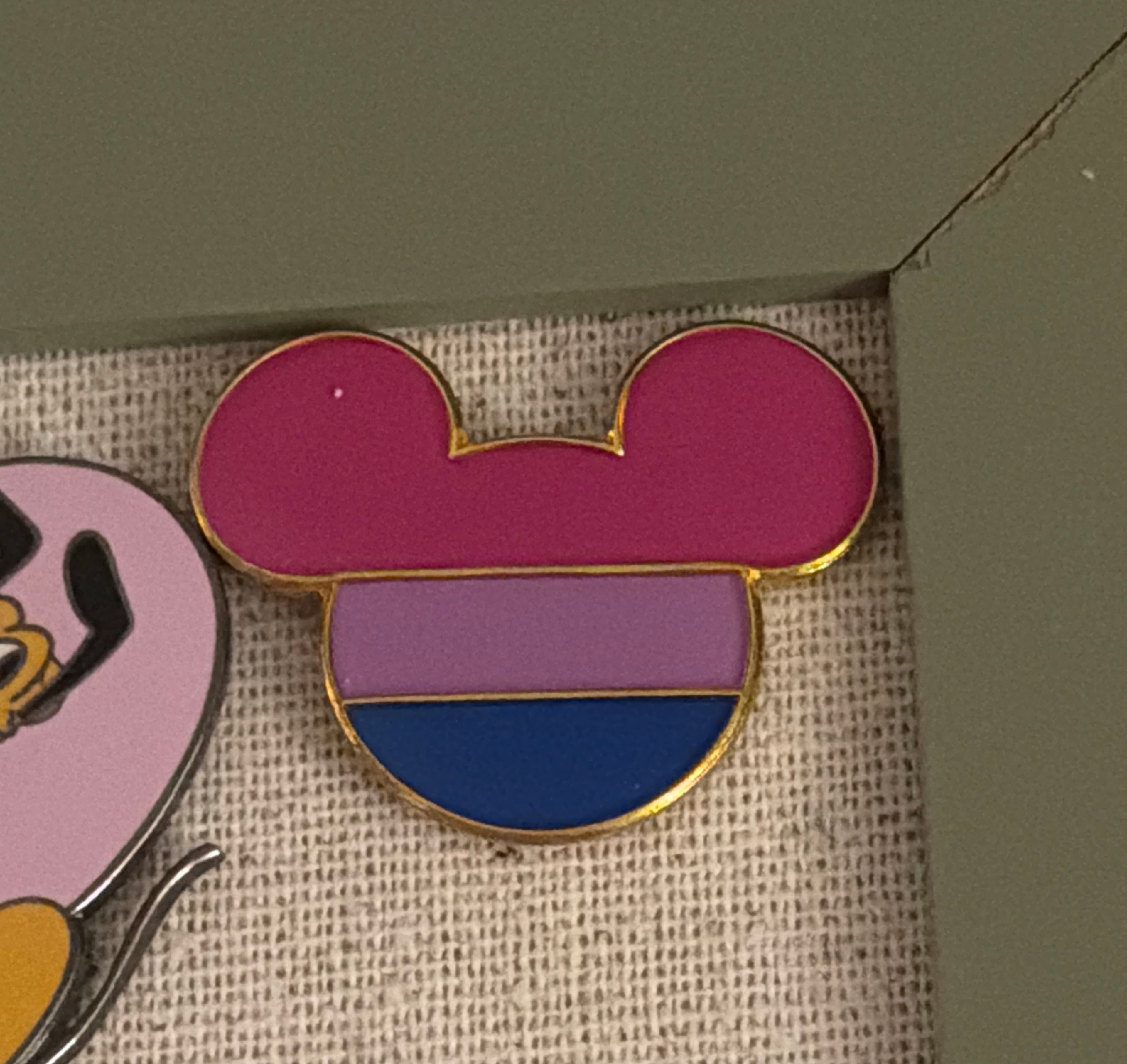 Mickey Icon Bisexual Flag front