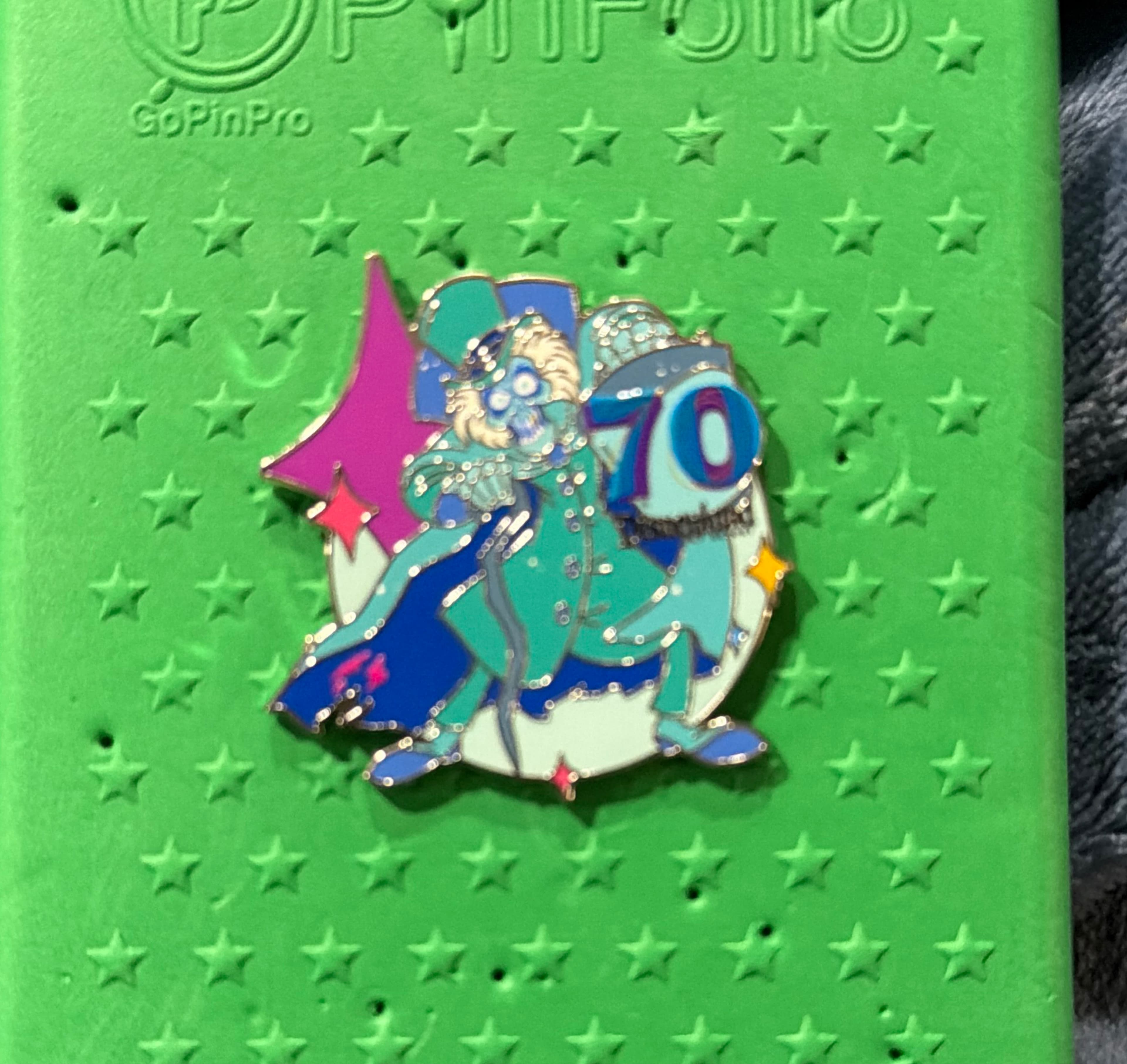 Hatbox Ghost - Disneyland 70th Anniversary Celebration Pin