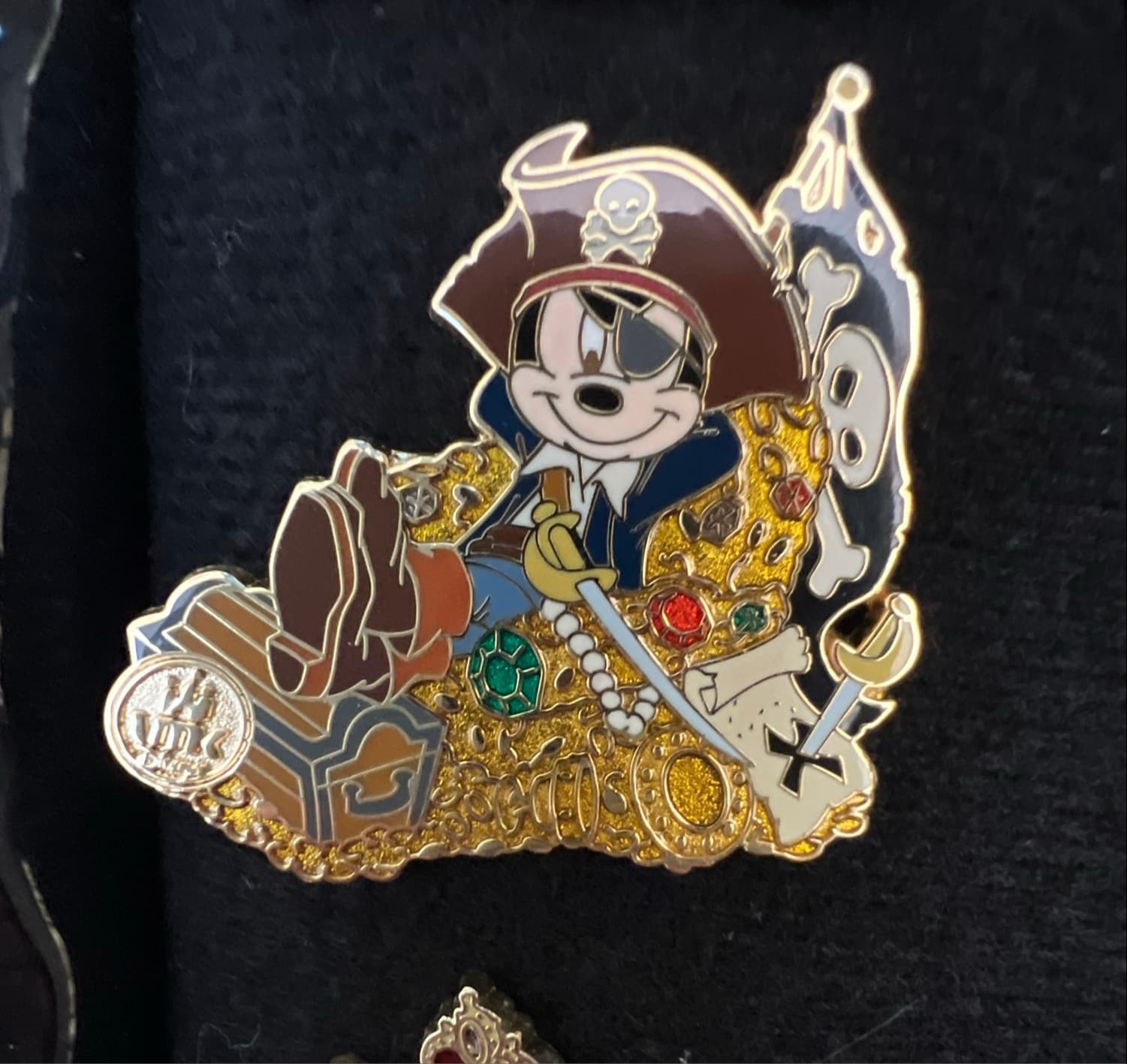 Pirate Mickey on Treasure
