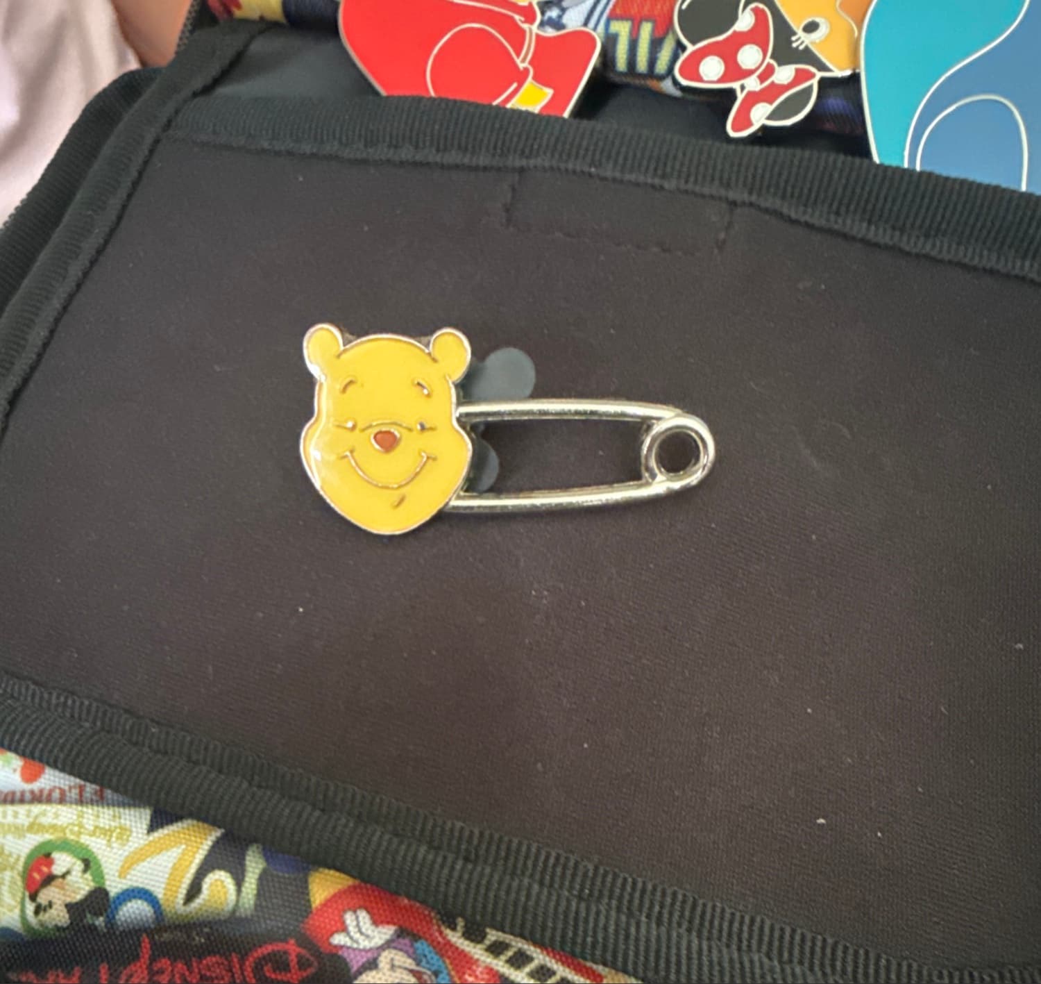 Winnie the Pooh Safety Pin front