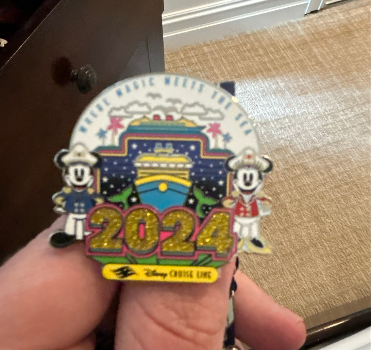 Disney Cruise Line 2024 Pin - Where Magic Meets the Sea