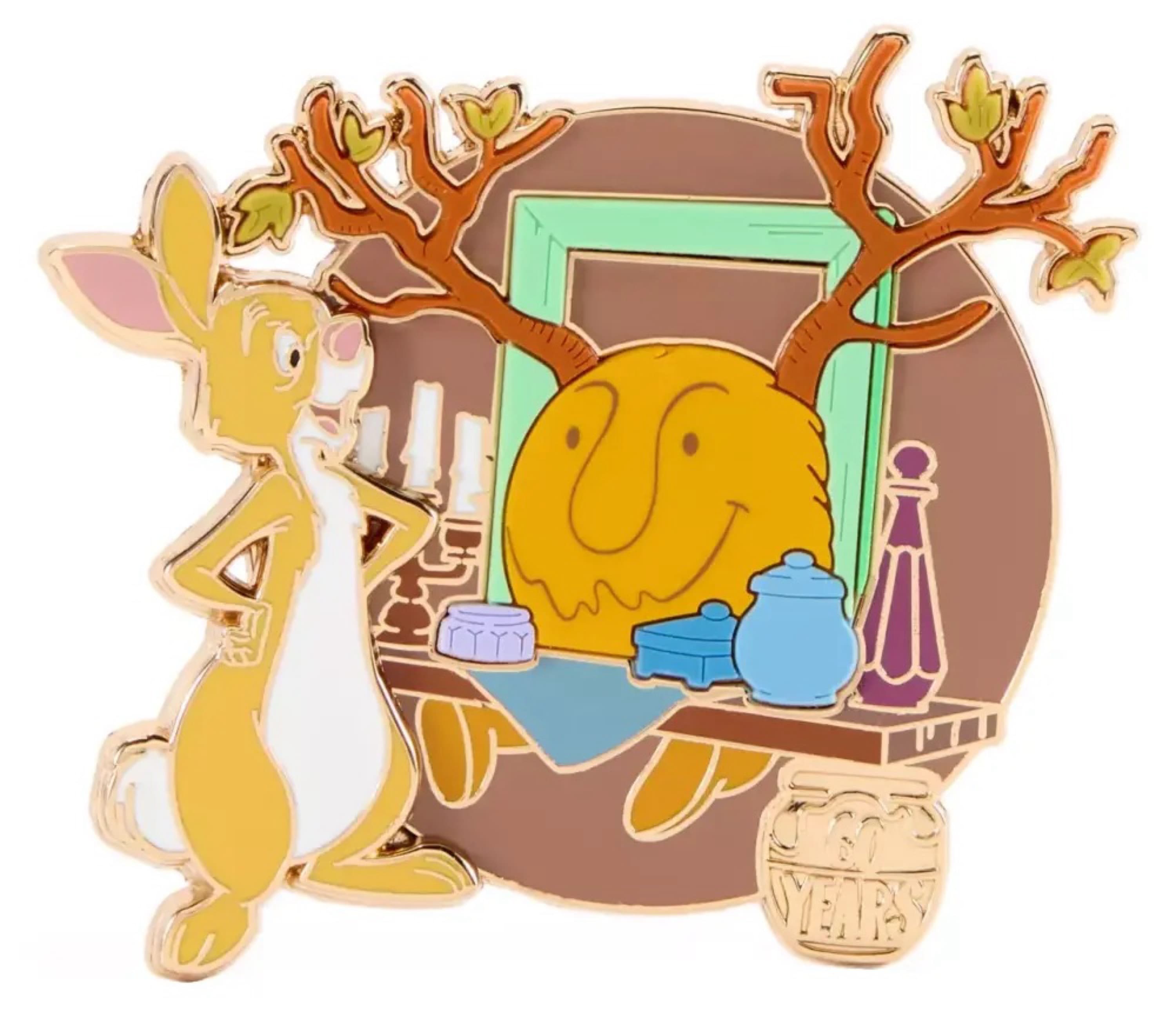 Rabbit Decorating His Wall with Pooh