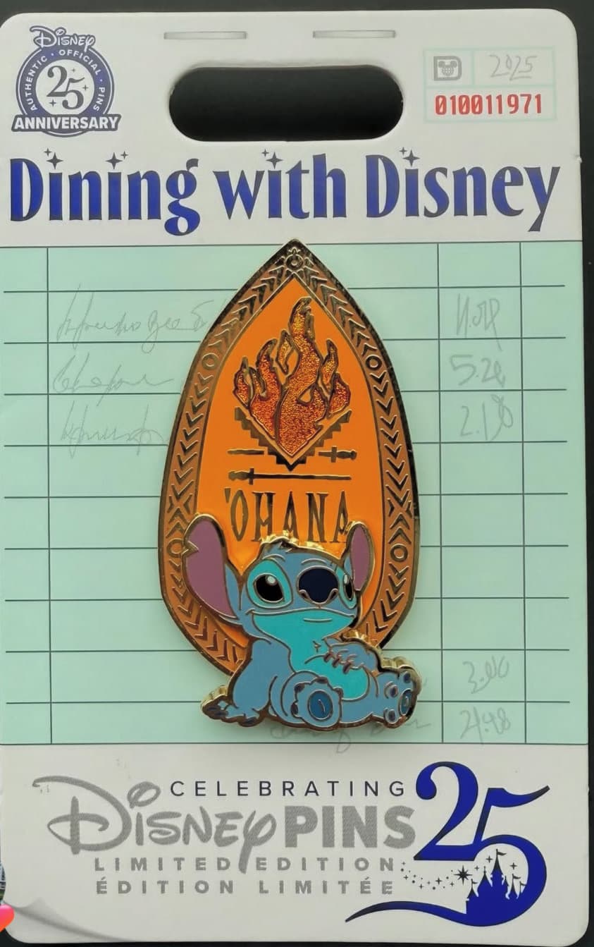 2025 Dining With Disney Ohana front