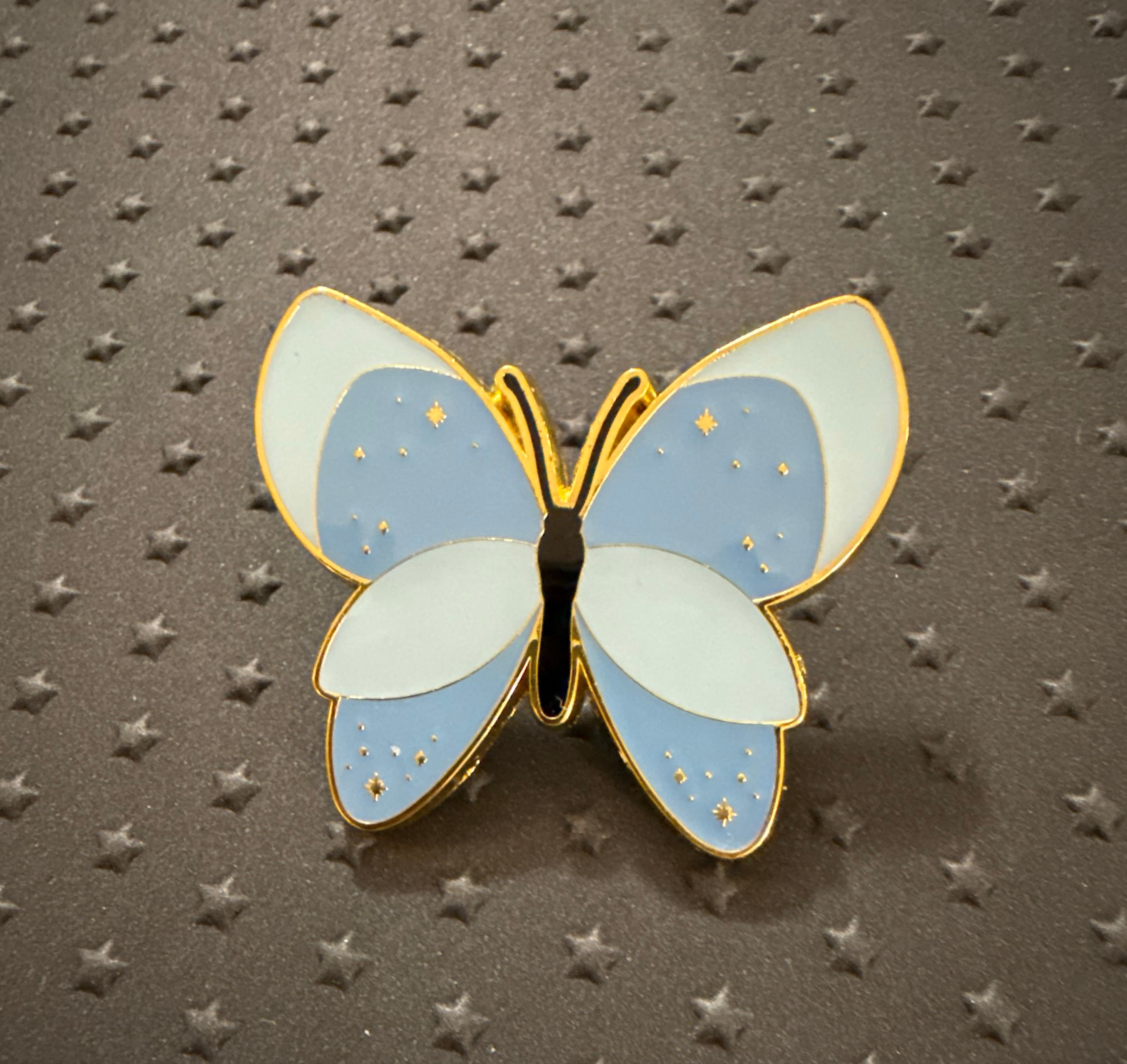 Disney Princess Butterfly Blind Box Pin - Blue with Stars