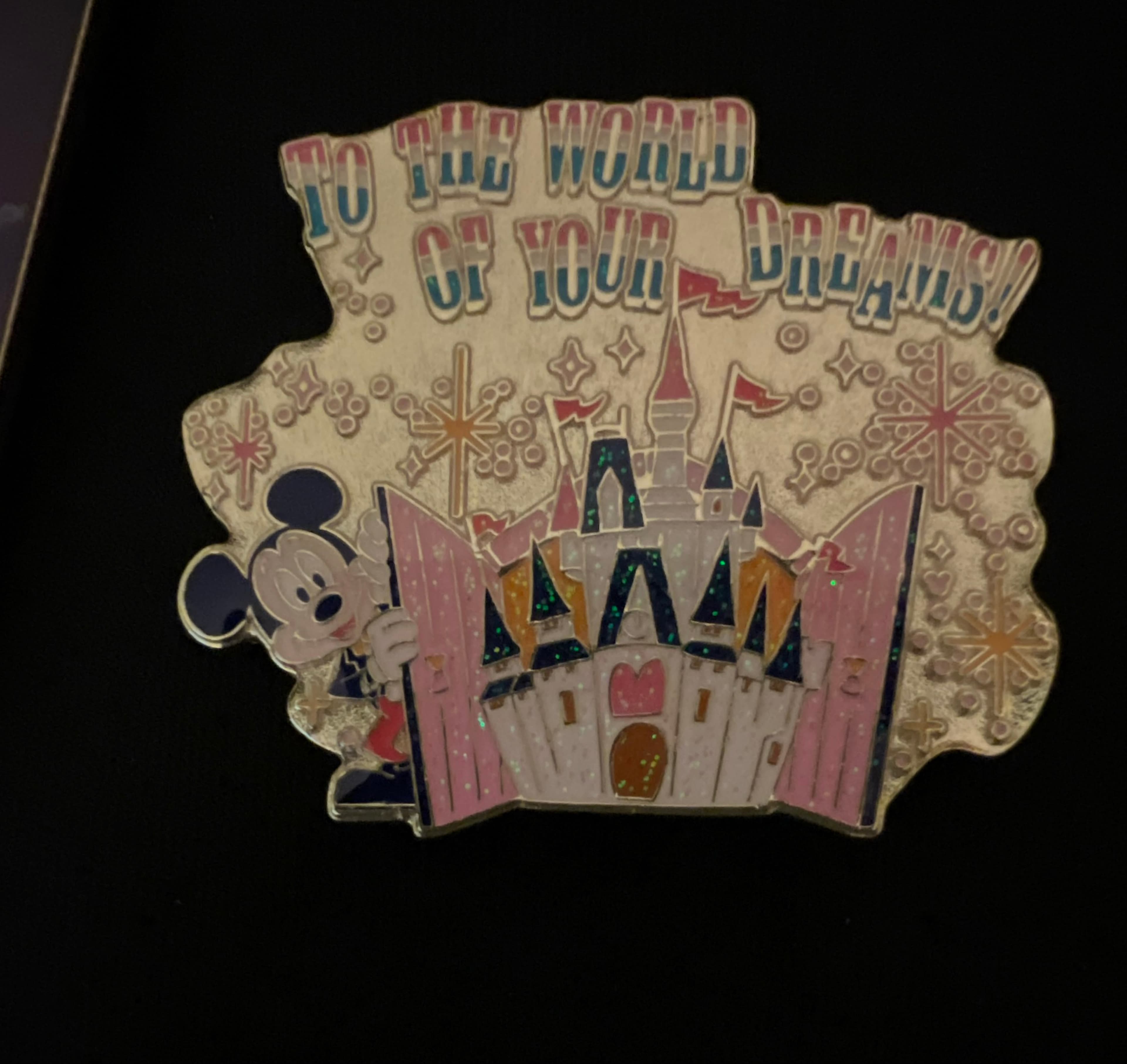 Mickey and Castle with Sparkles