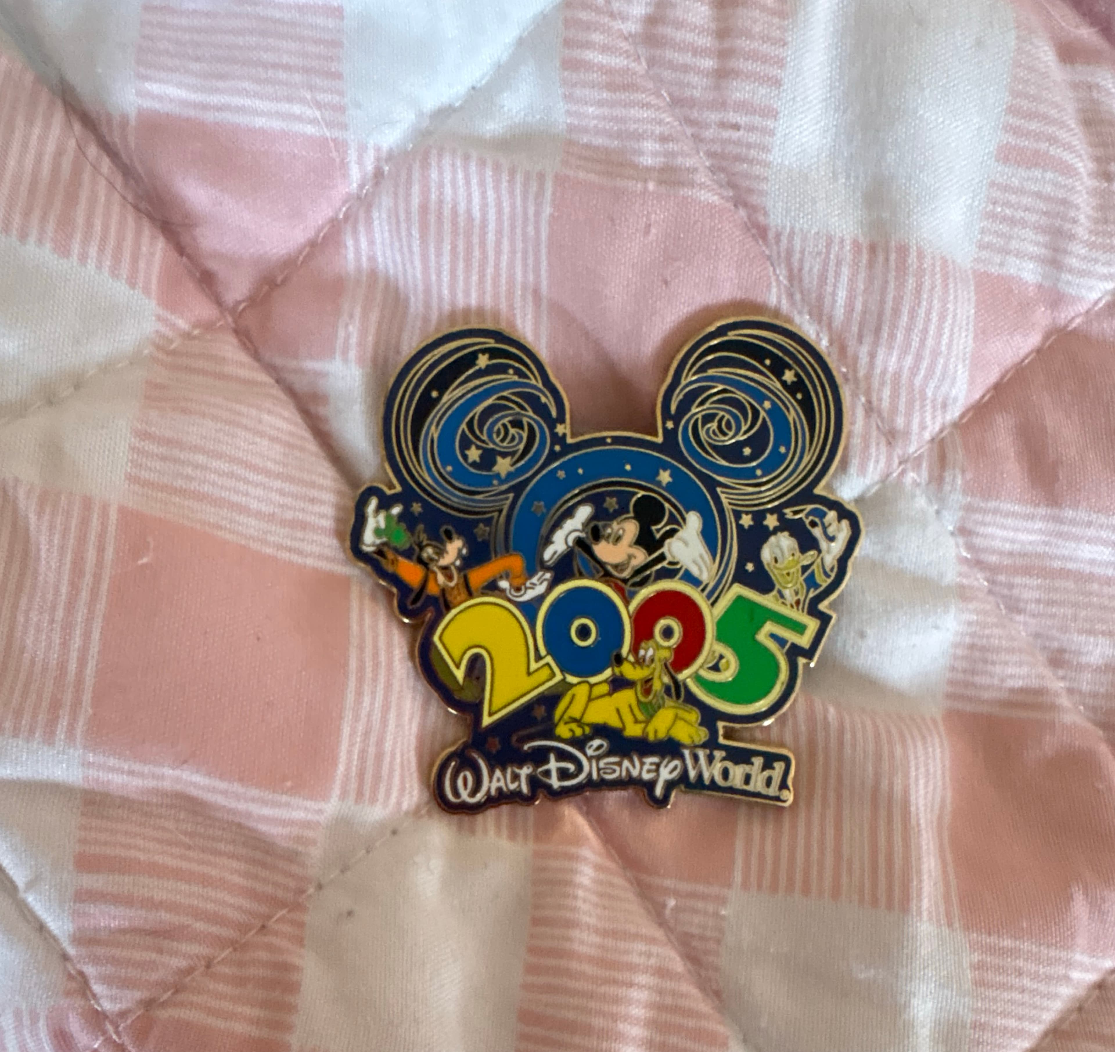 Mickey & Friends 2005 Walt Disney World Swirl Icon Pin