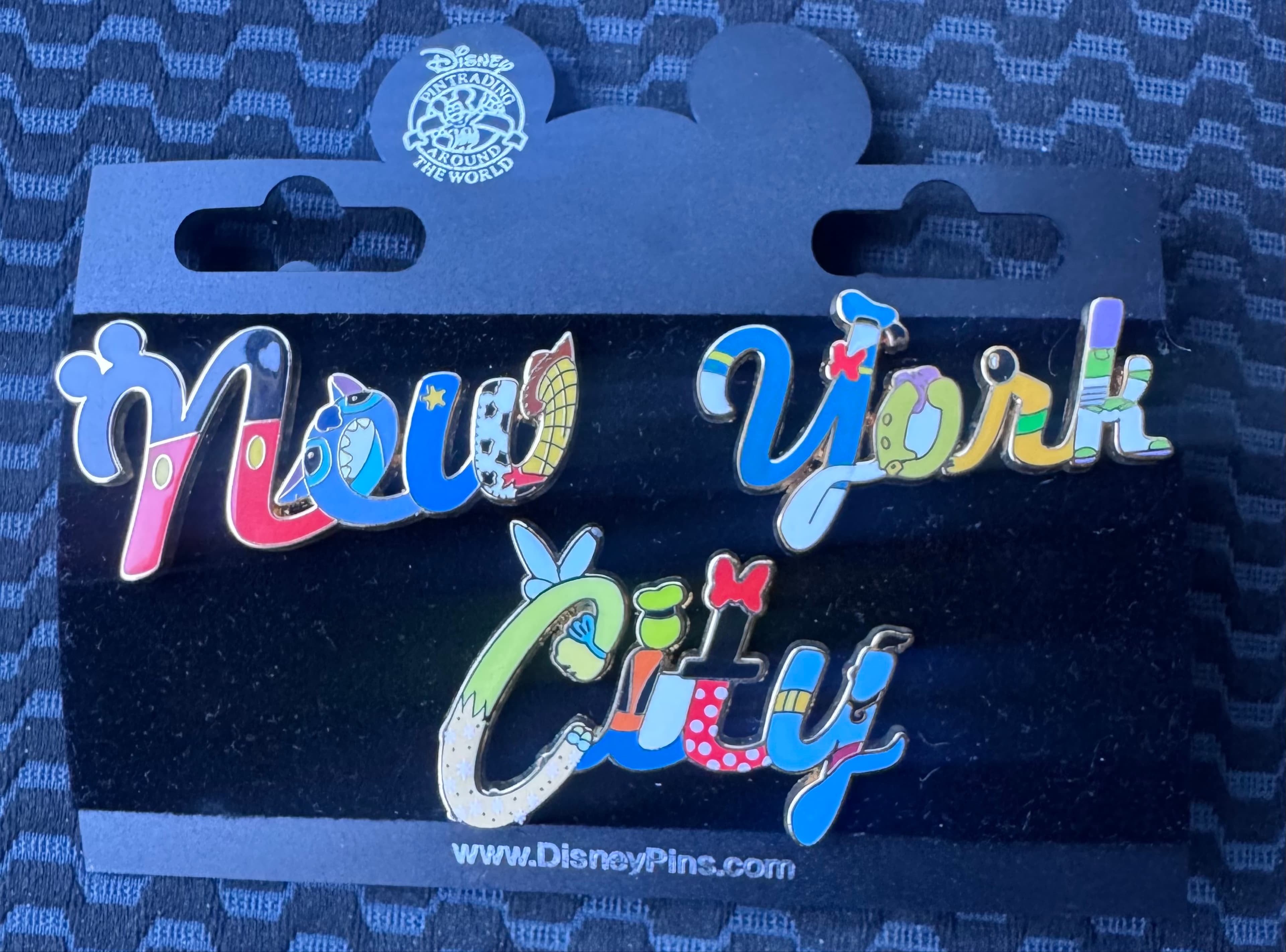 WOD NYC - ''New York City'' - Character Letters (3 Pin Set)