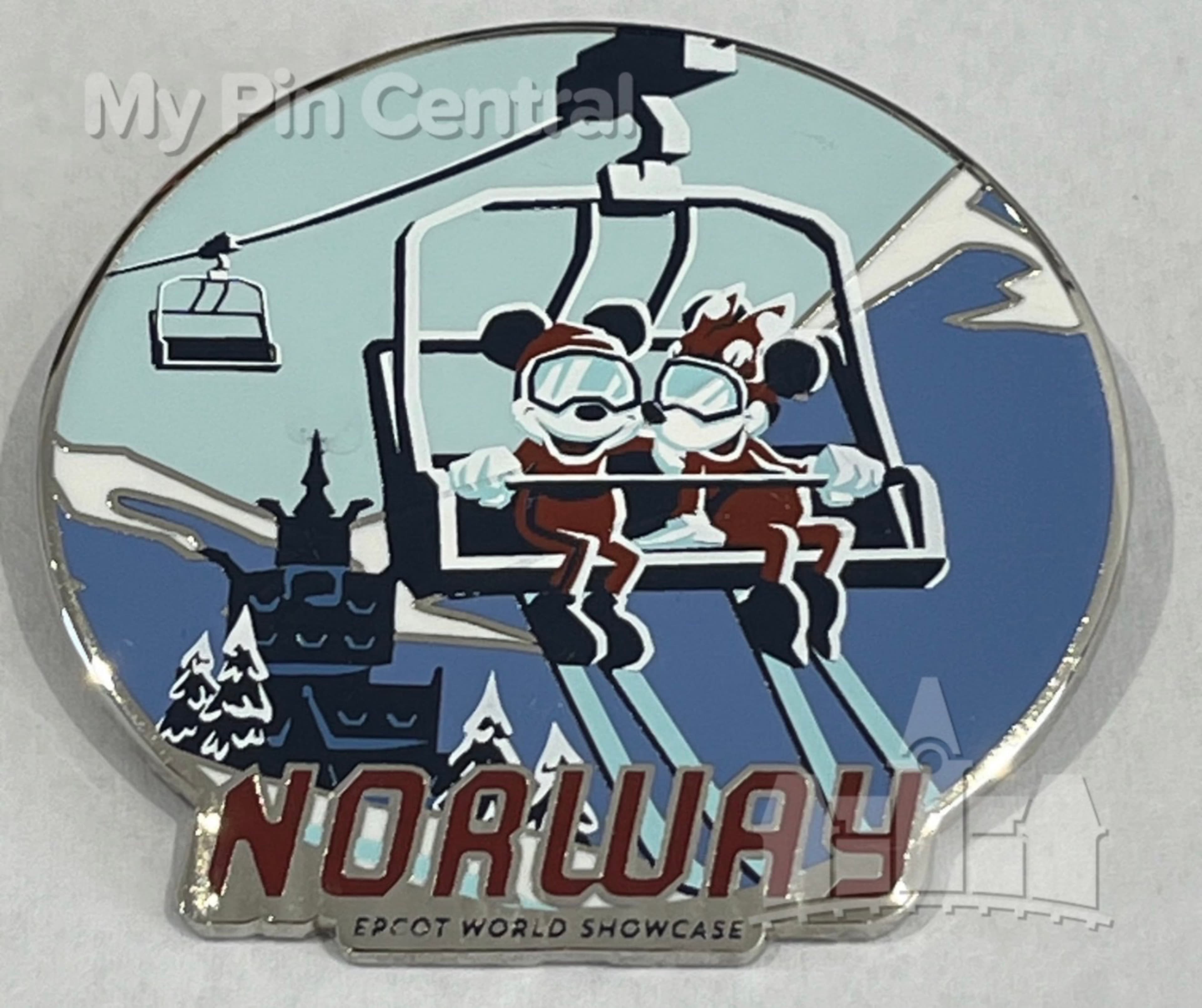 Norway Mickey and Minnie Ski Lift