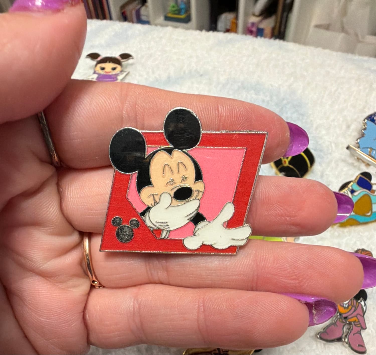 Mickey Mouse Laughing Offset Frame