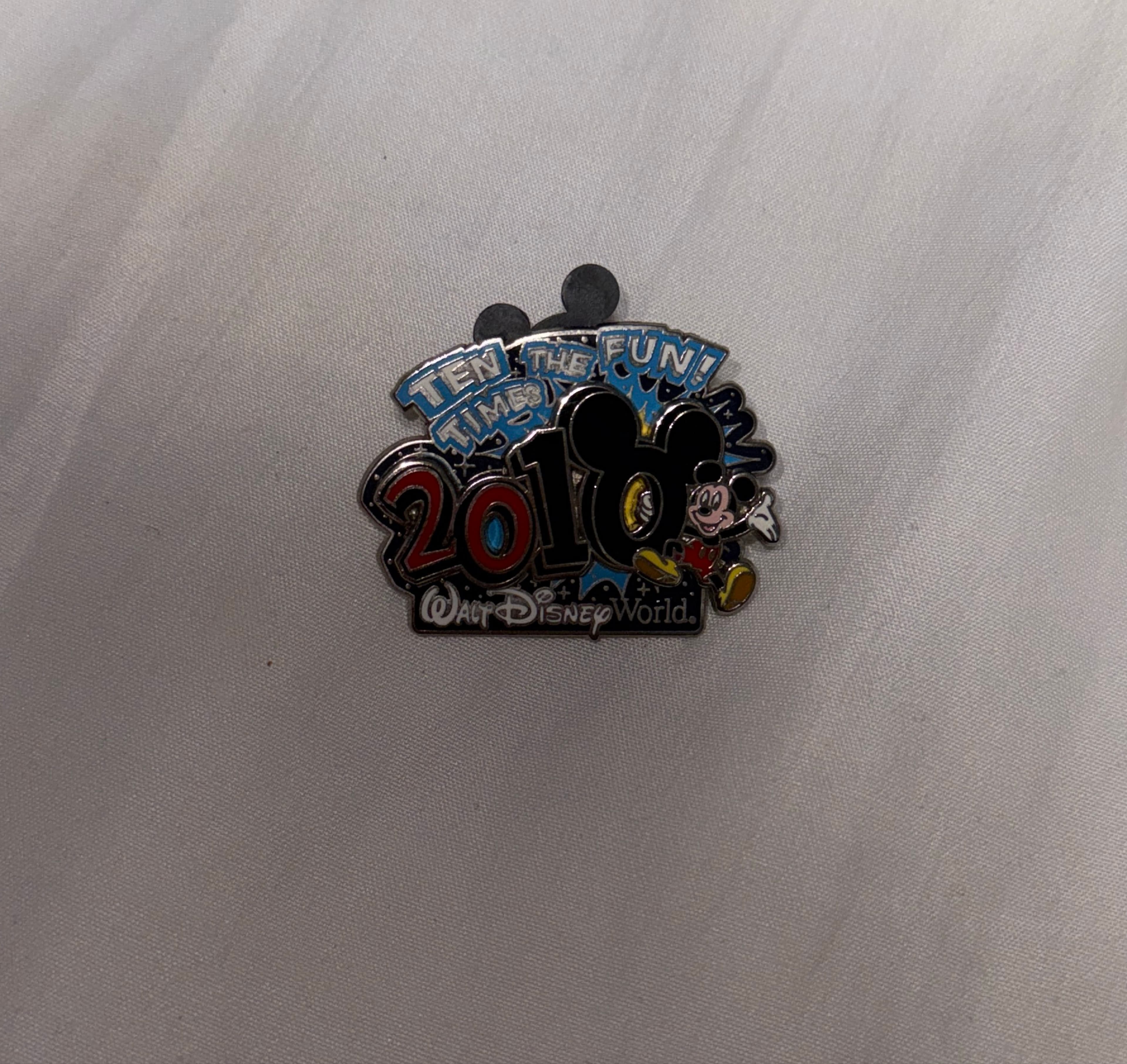 Mickey Mouse - 2010 Dated Year Pins - Ten Times the Fun!