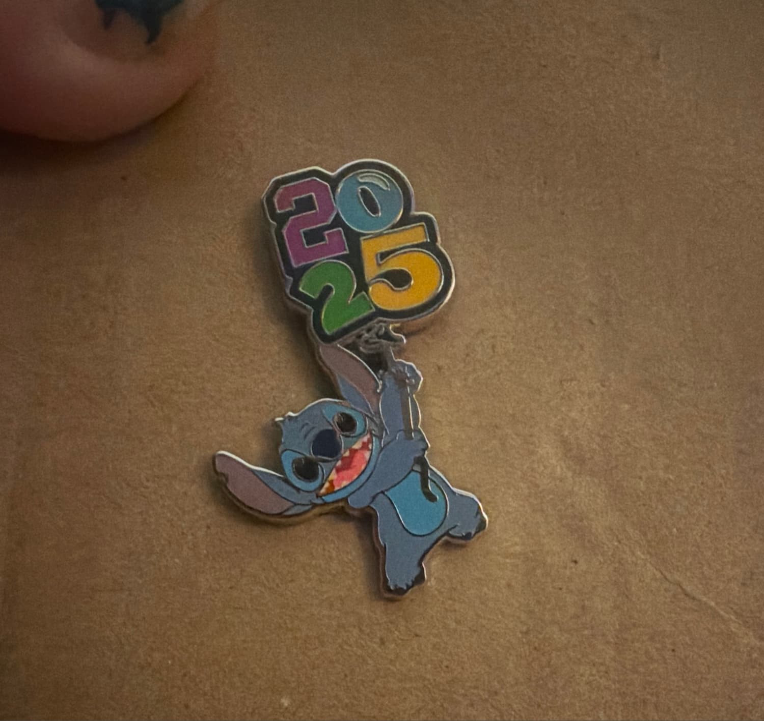 Stitch 2025 Dated Pin front