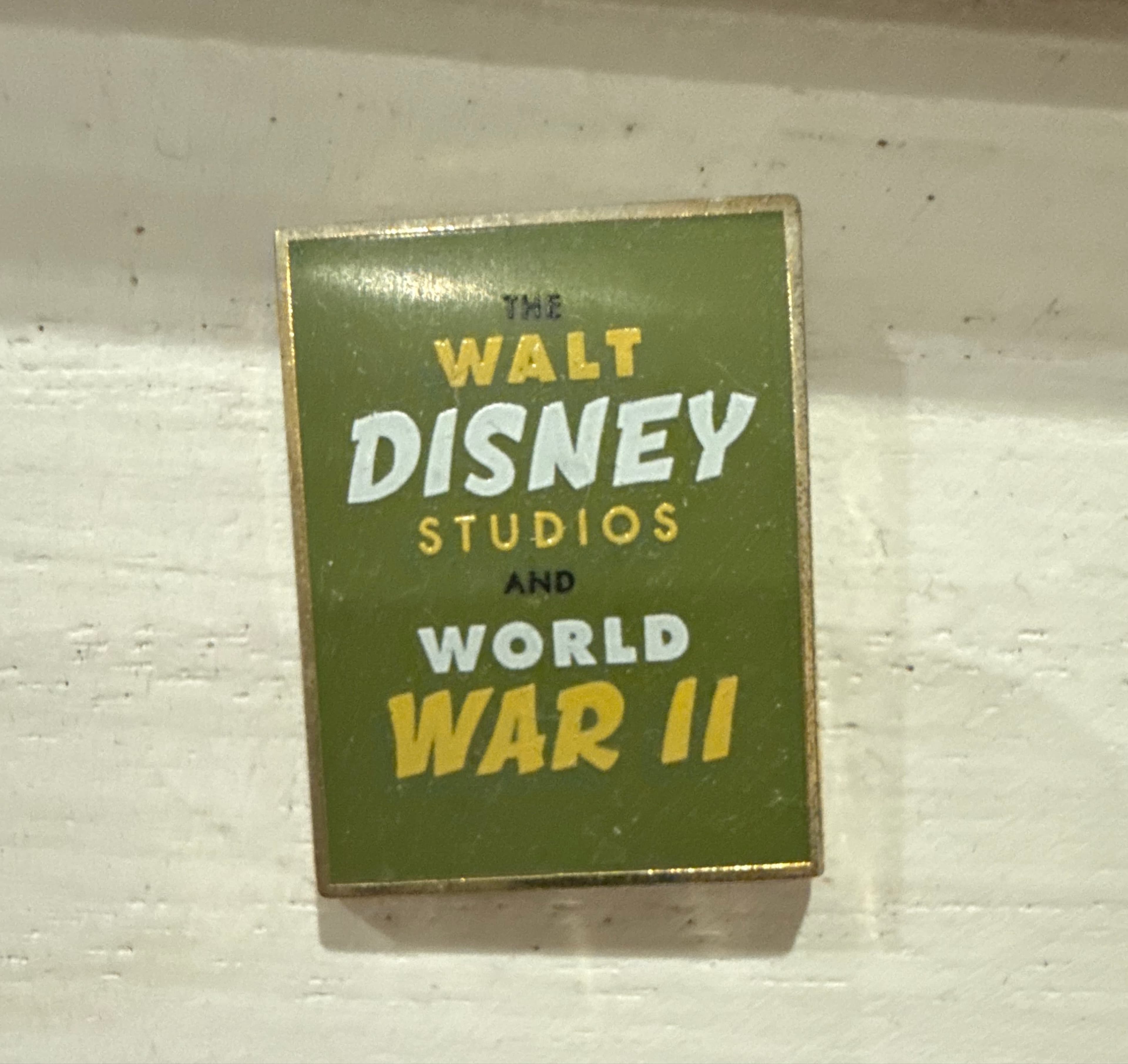 The Walt Disney Studios and World War II Exhibition Title Logo Pin
