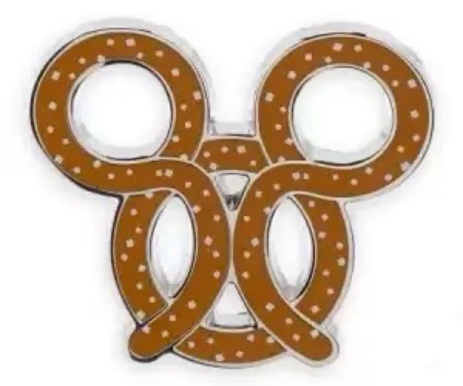 Mickey Mouse Pretzel Pin - Stitch Attacks Snacks Series