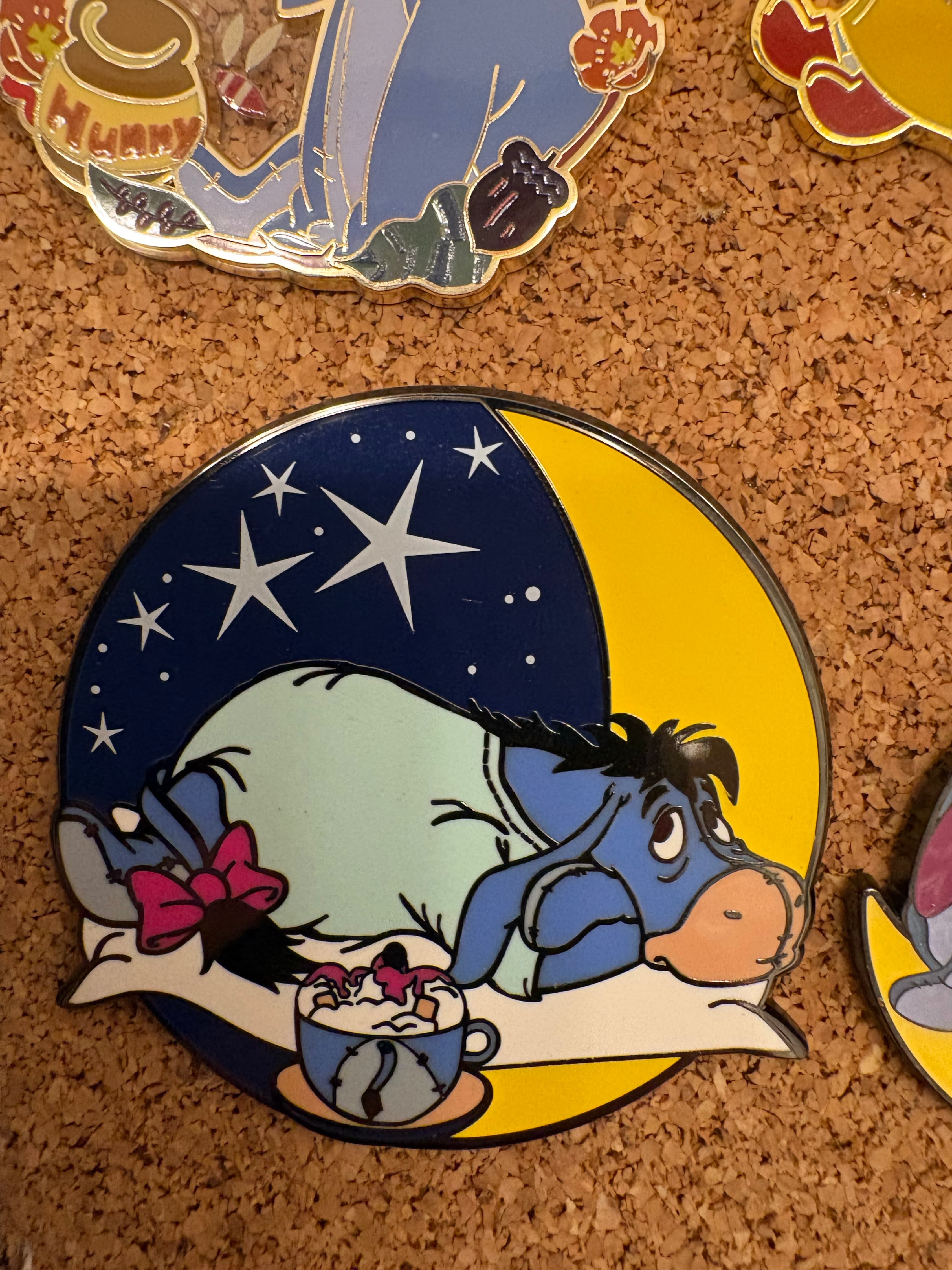Eeyore sleepy fantasy pin