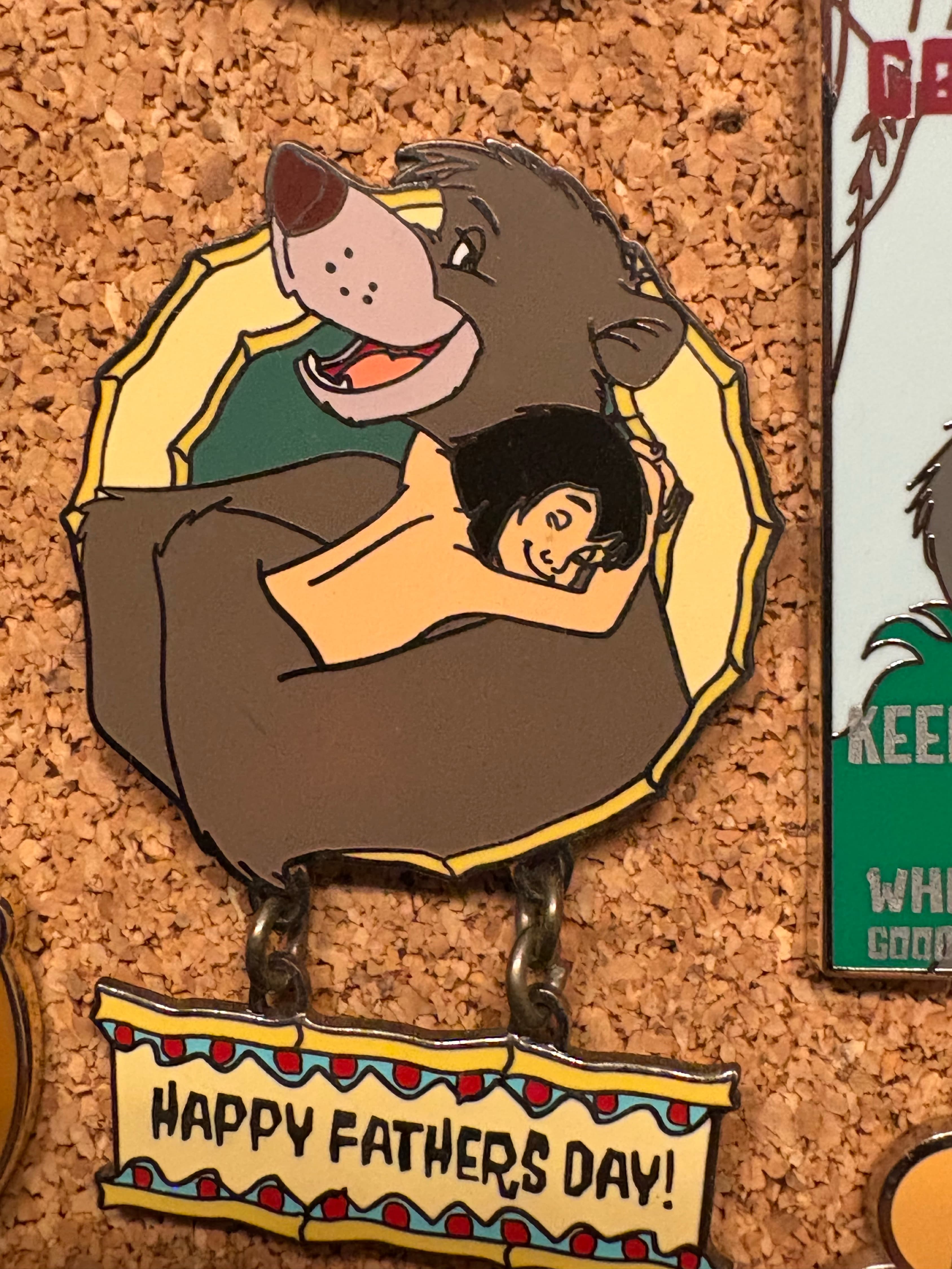 DLR - Happy Father's Day 2003 (Baloo & Mowgli) Dangle