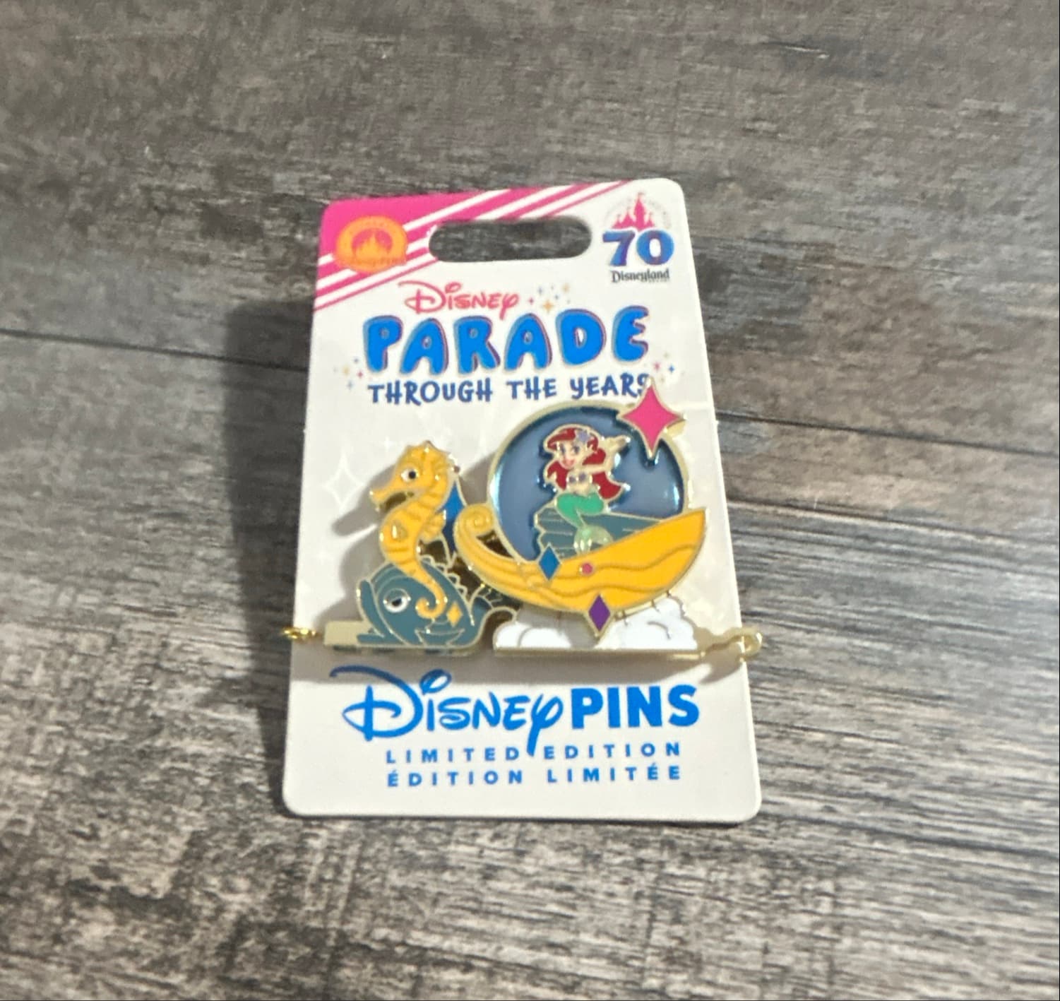 Disneyland 70th Parade Through The Years Pin of the Month