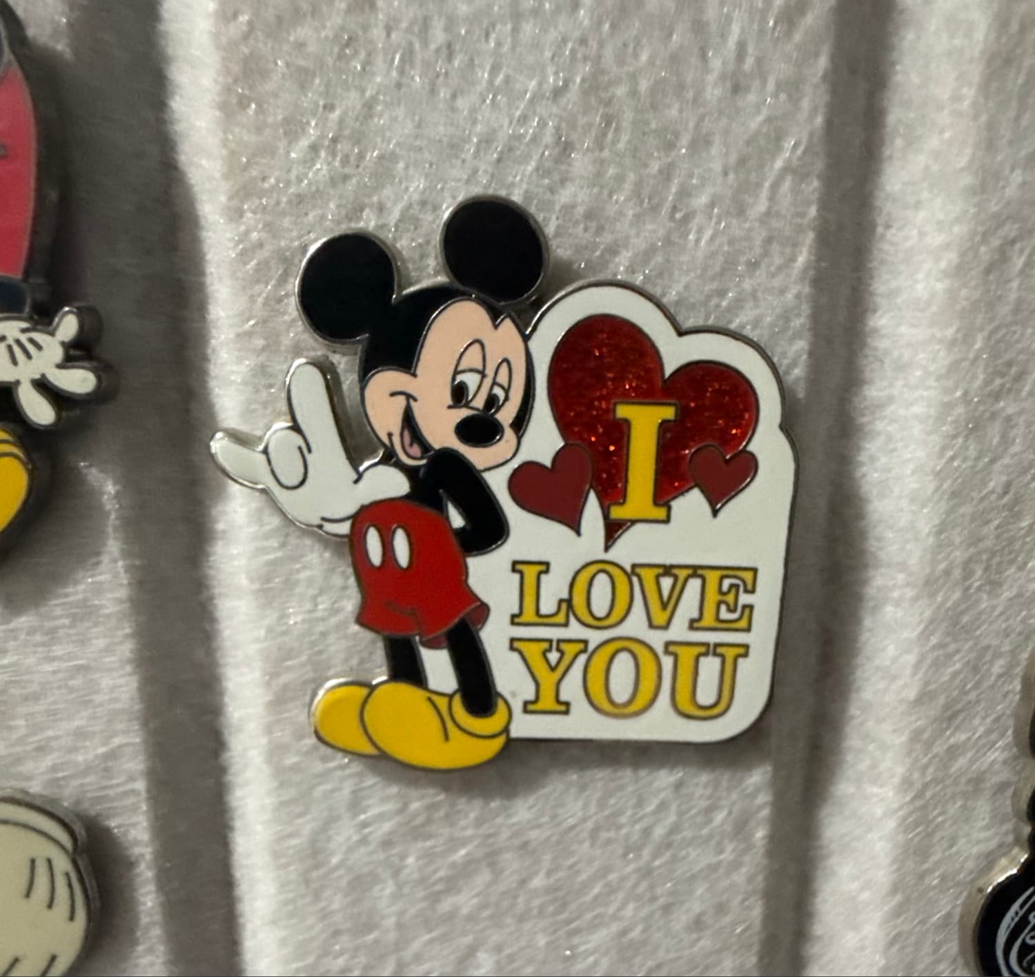 Mickey Mouse Sign Language "I Love You"