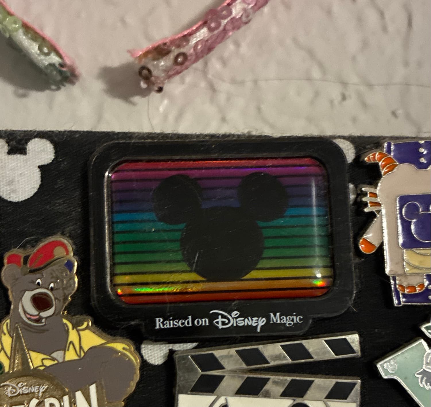 Mickey Head Screen - Raised on Disney Magic - Television Set