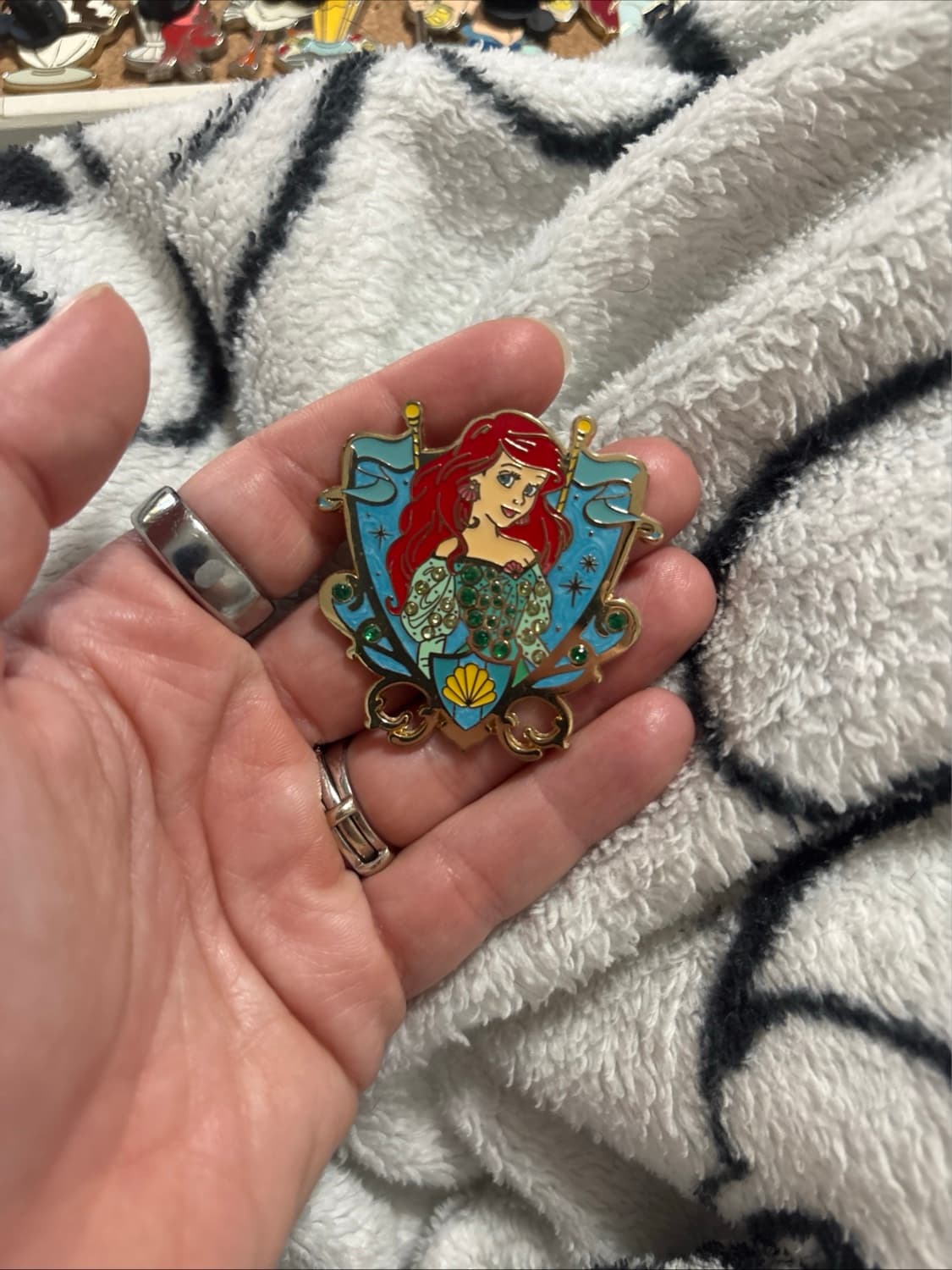 Ariel Shield Pin - The Little Mermaid