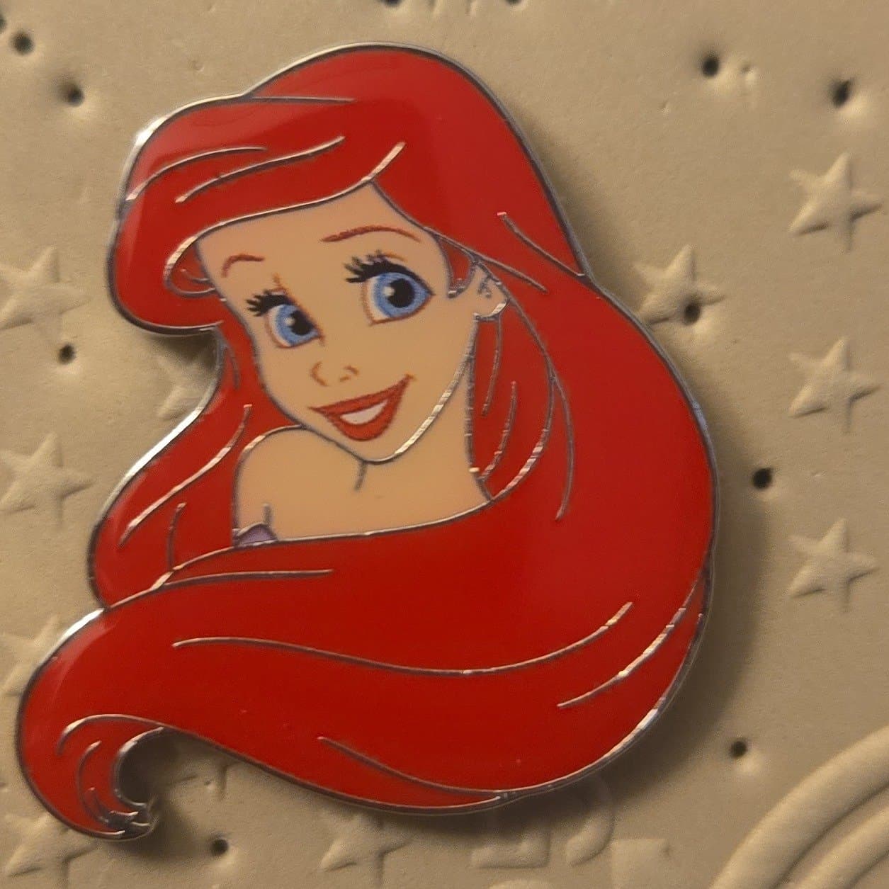 Ariel Character Portrait Pin