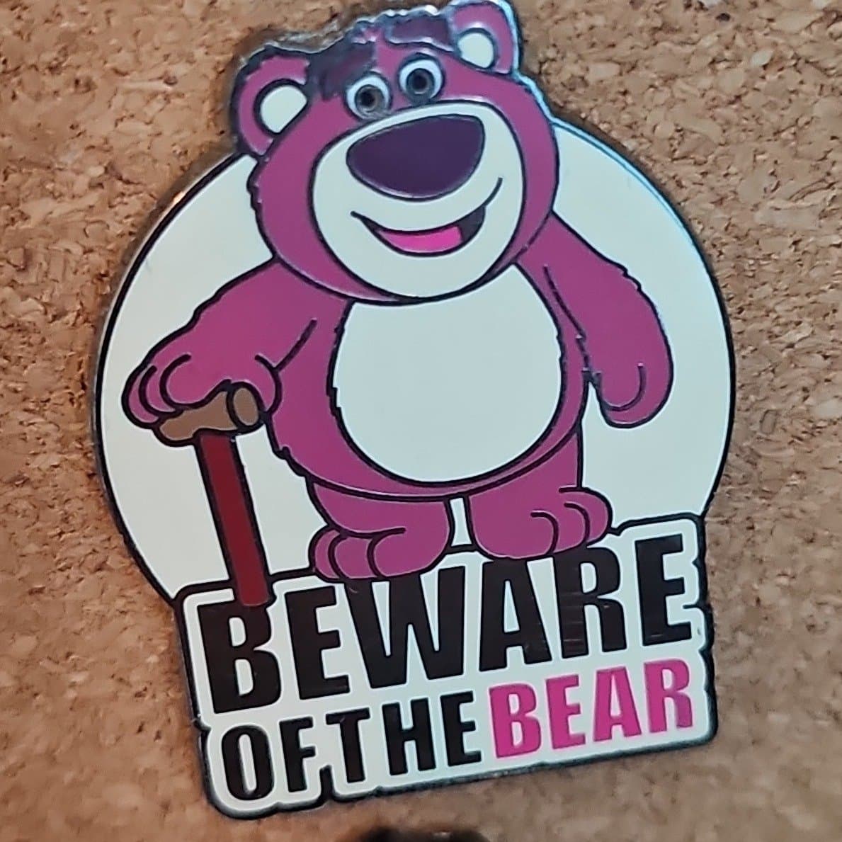 Lotso Bear with Cane 'Beware of the Bear' - Road to Toy Story 3